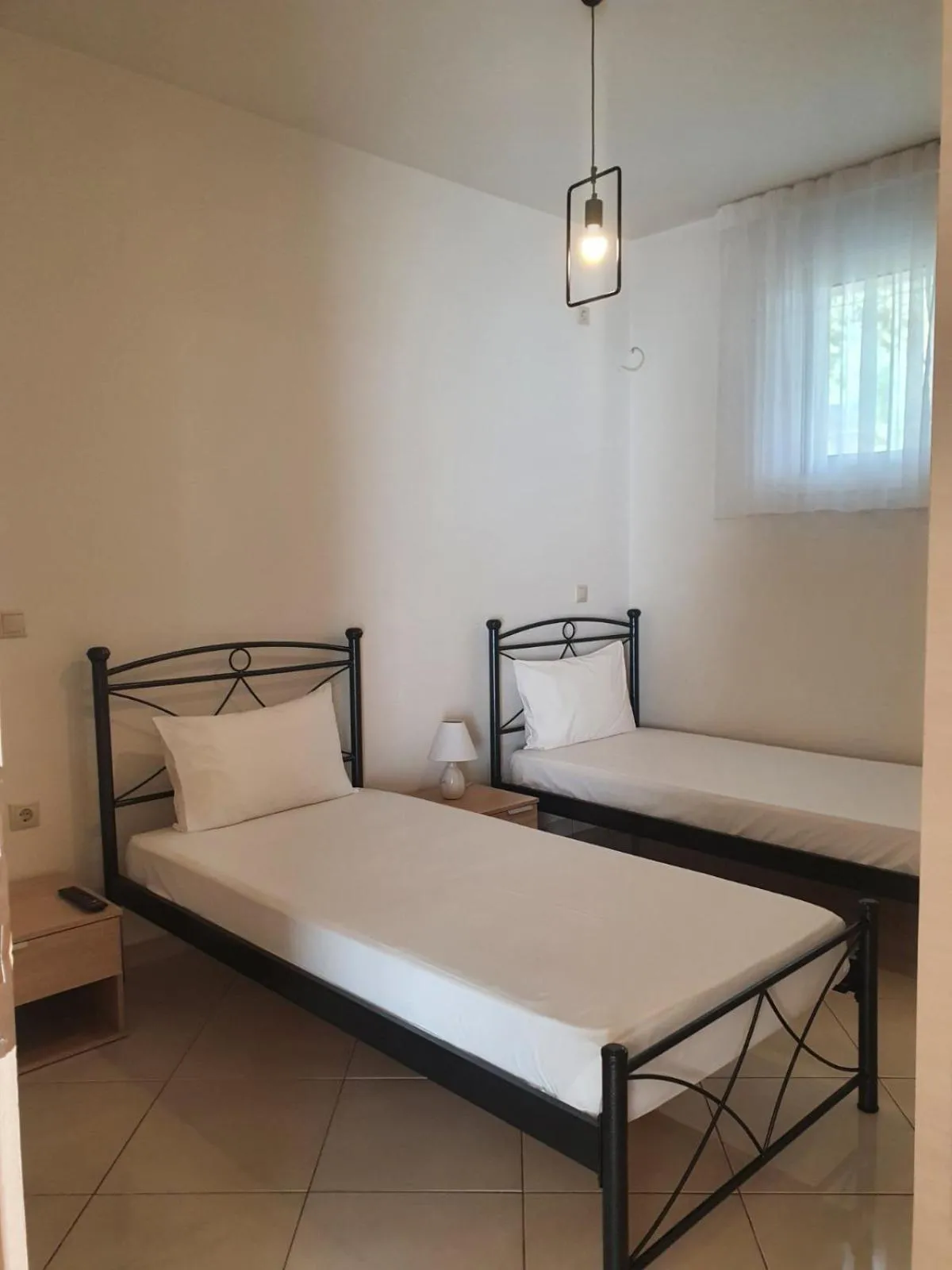 Bed in Agriomata Vergas Apartments