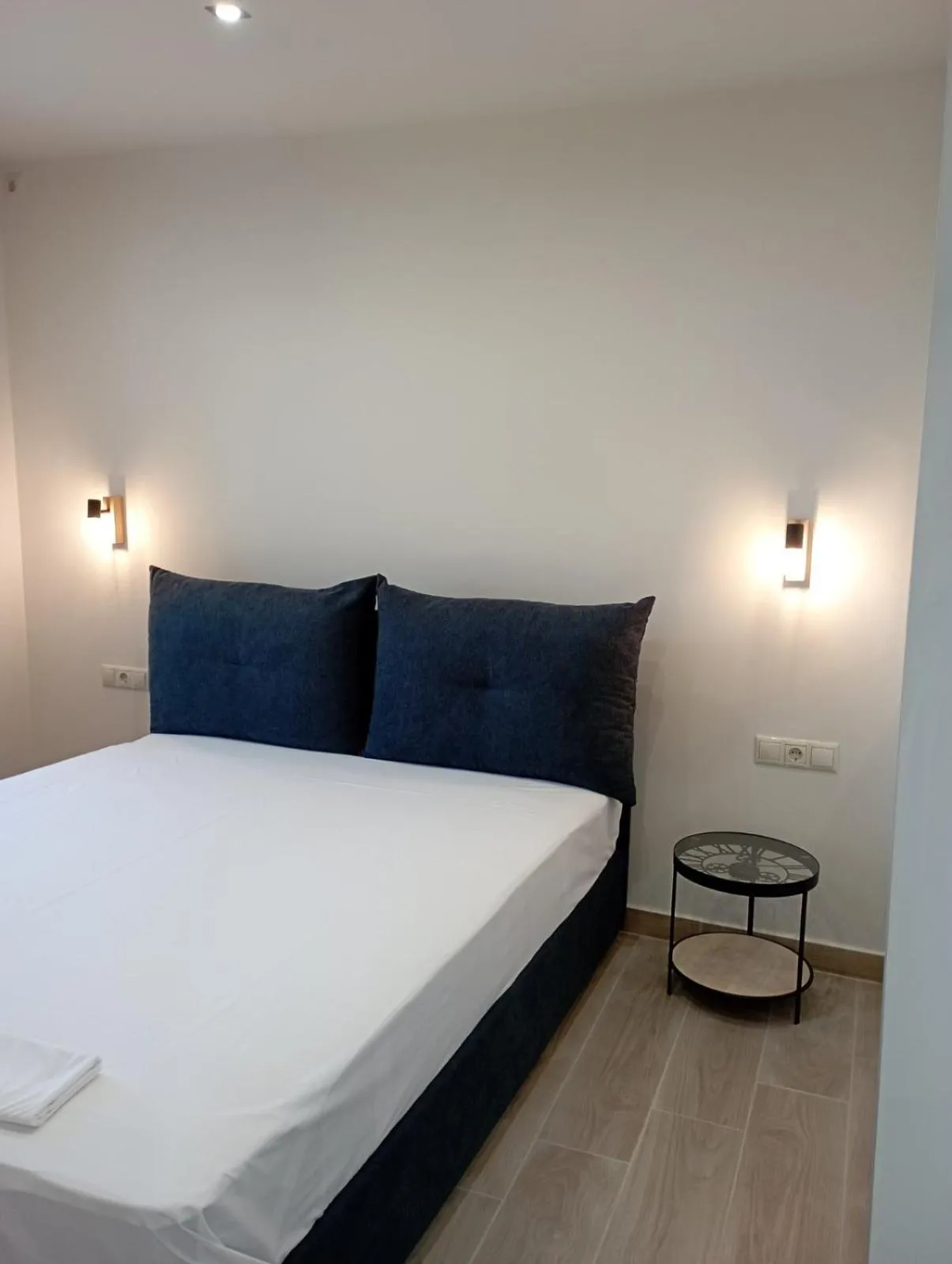 Bed in Agriomata Vergas Apartments