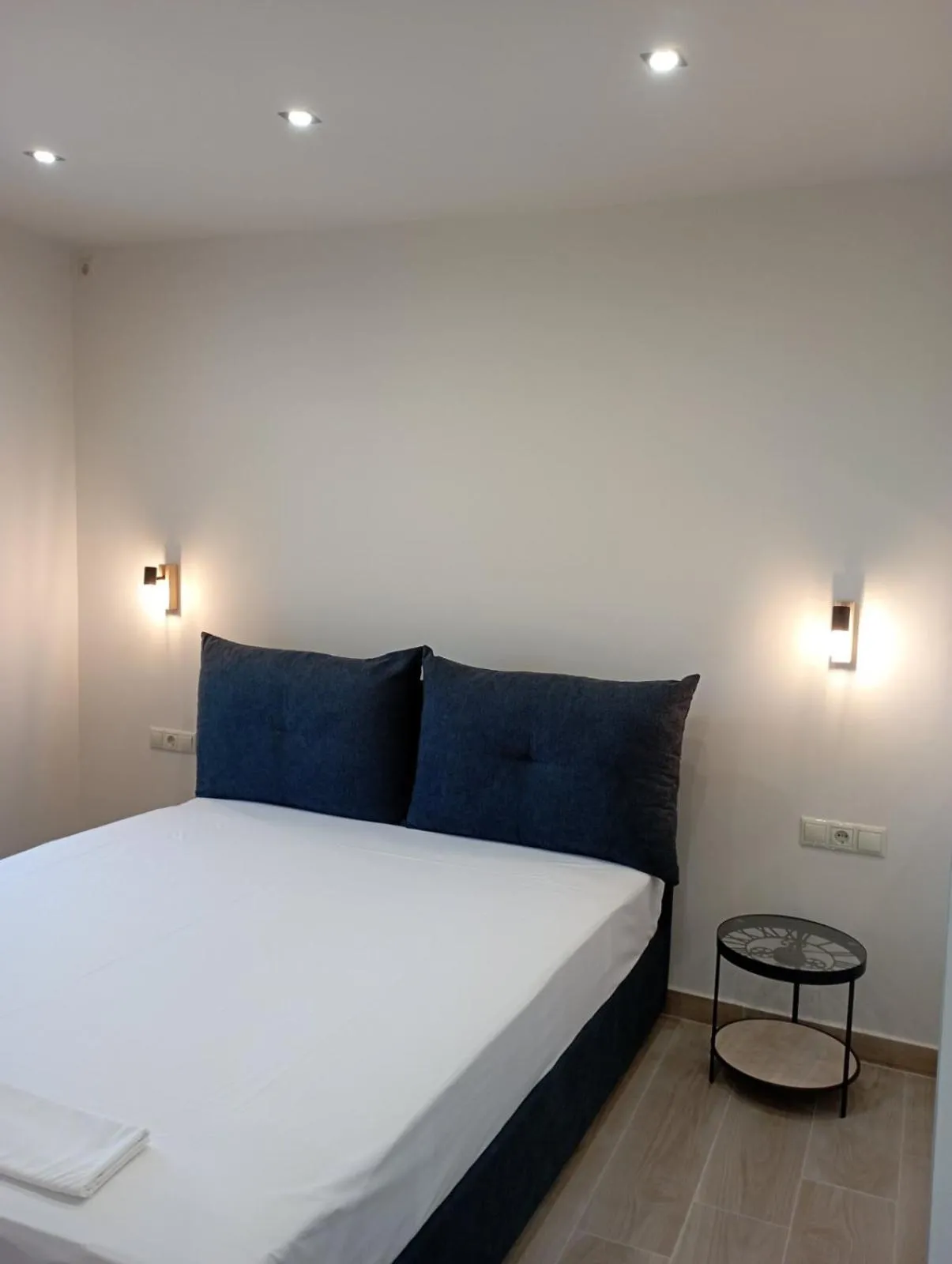Bed in Agriomata Vergas Apartments