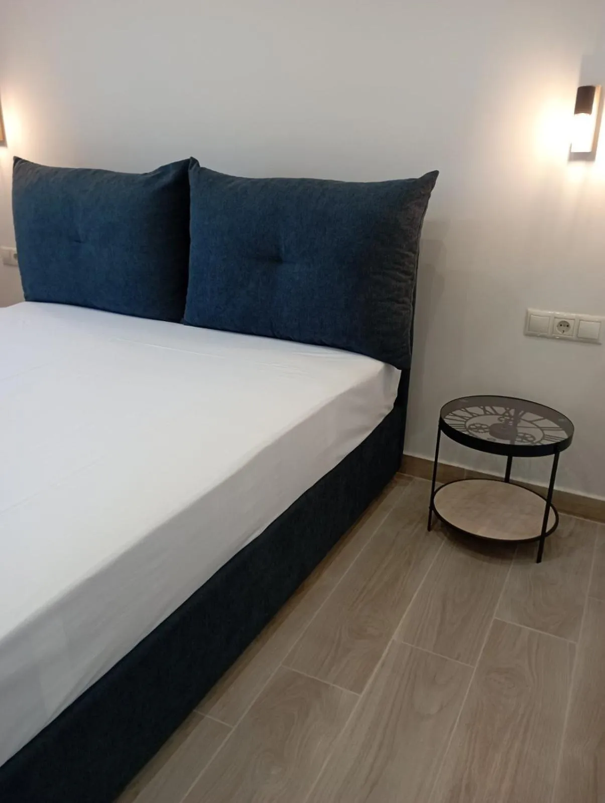 Bed in Agriomata Vergas Apartments