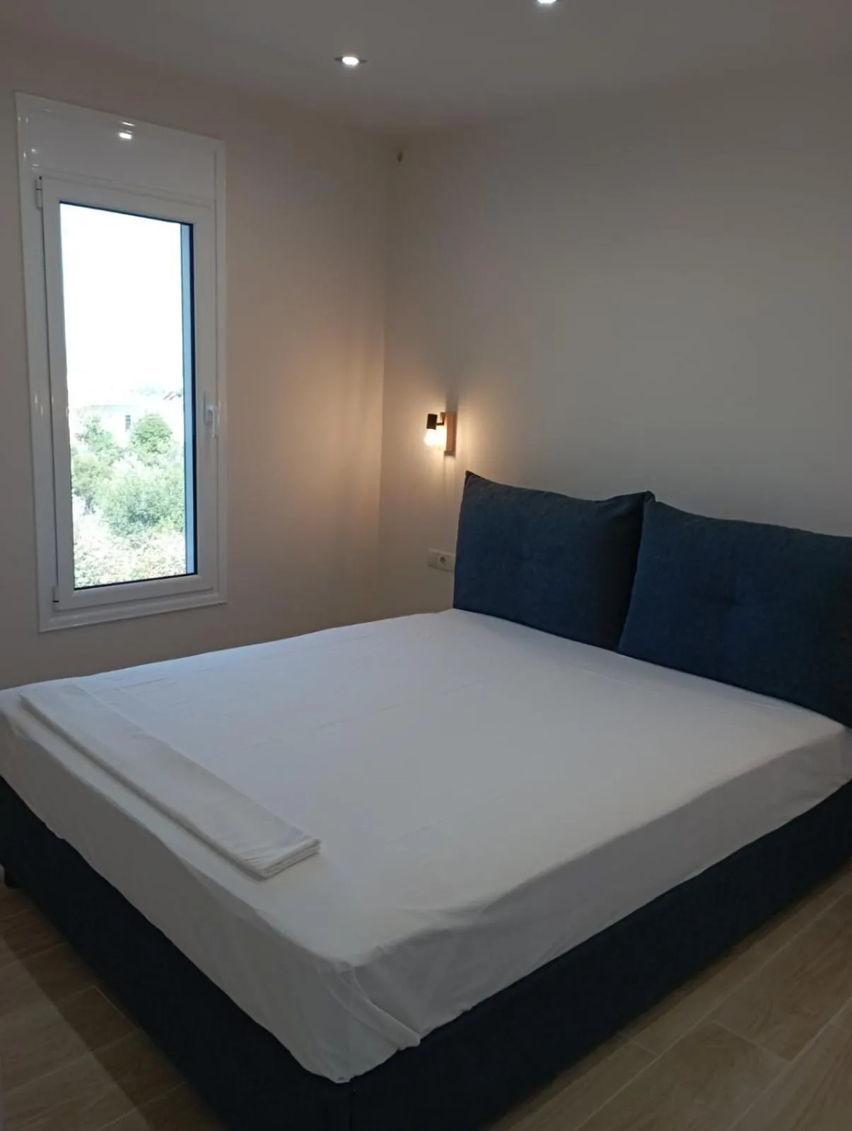 Bed in Agriomata Vergas Apartments