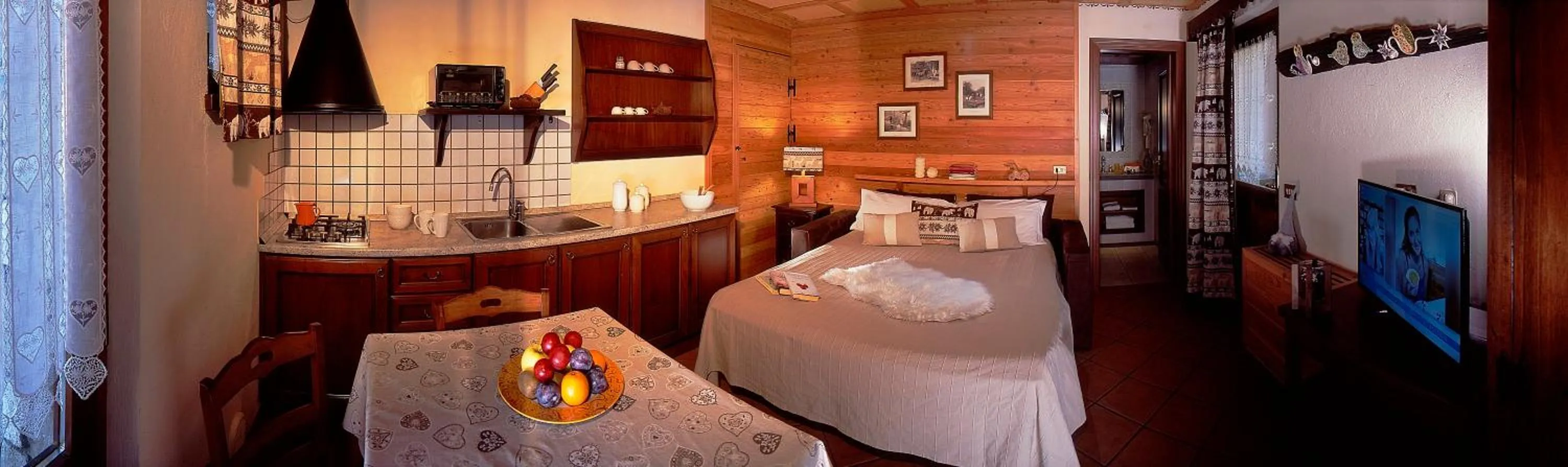 Living room, Bed in Residence Foyer D'Antan