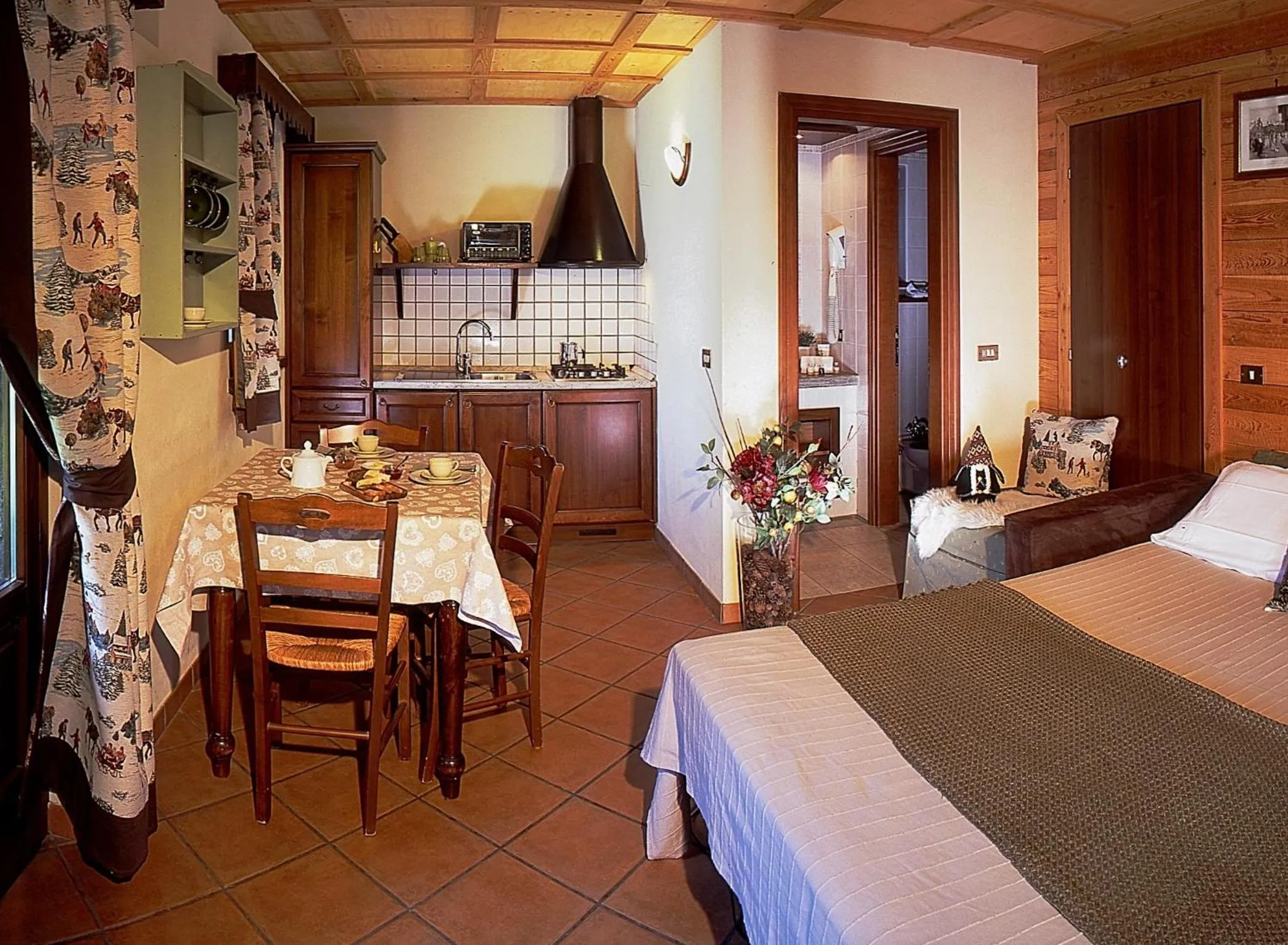 Living room, Bed in Residence Foyer D'Antan