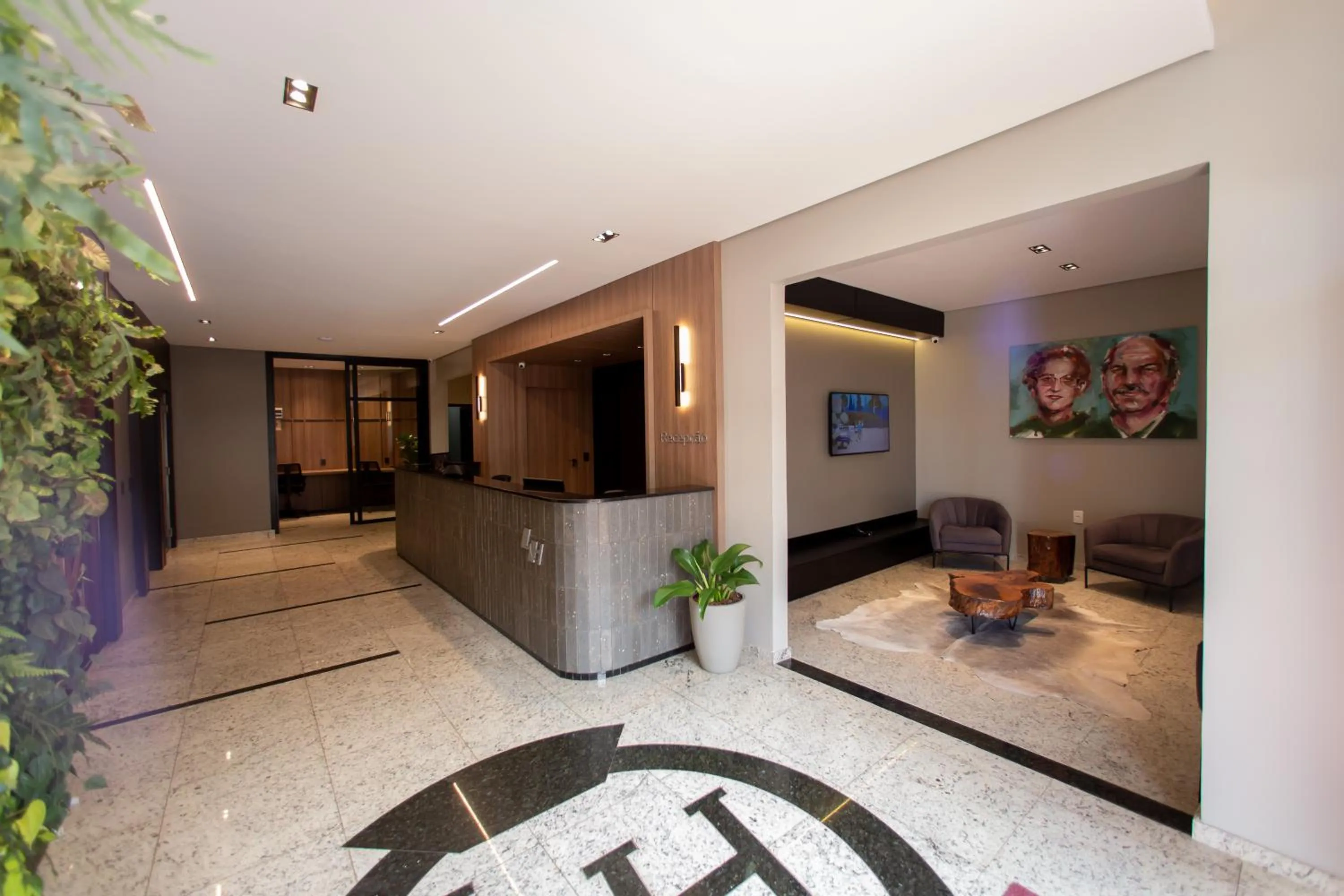 Lobby or reception in Luz Hotel Pato Branco