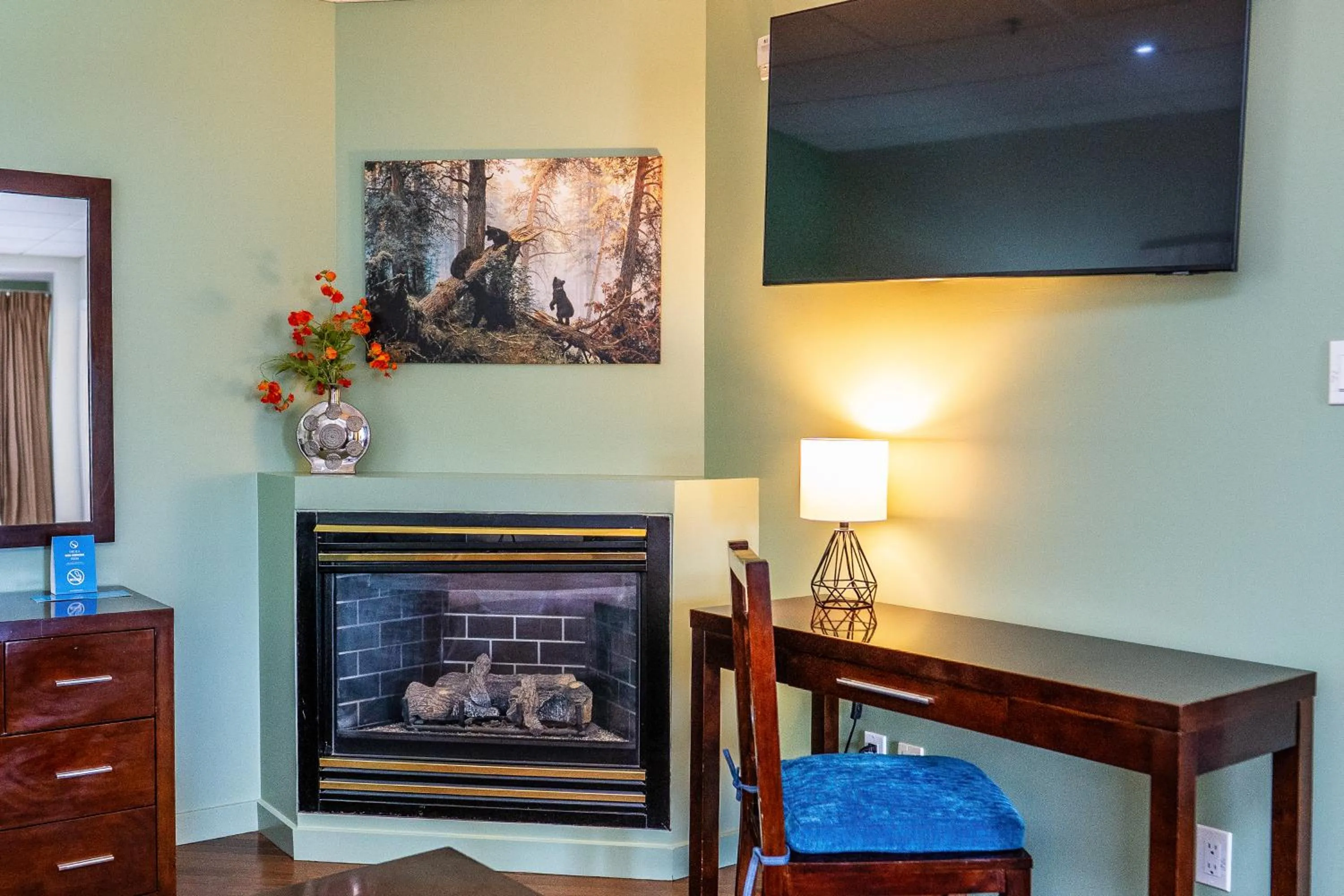 Seating area in SKKY Hotel