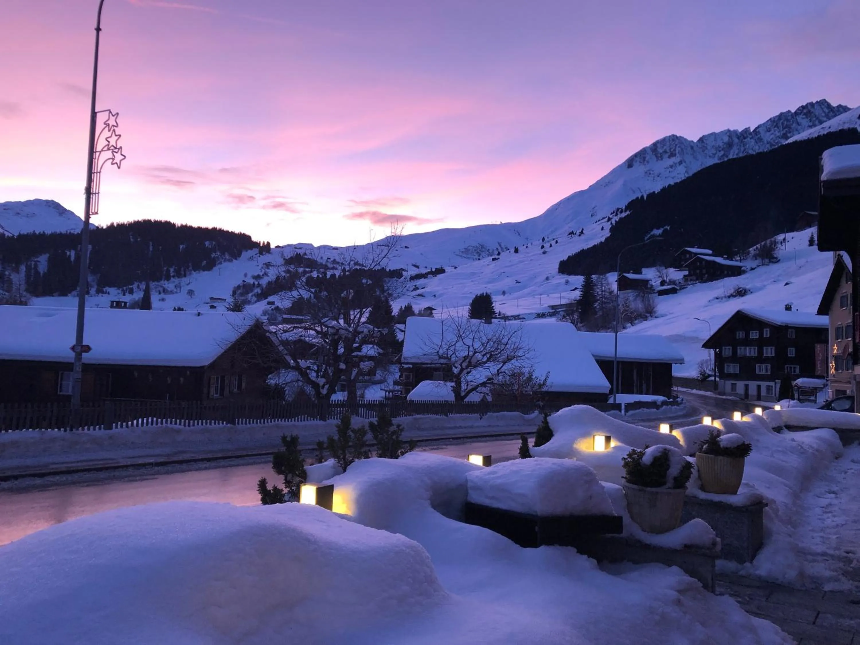 Balcony/Terrace in Mountain Lodge Sedrun