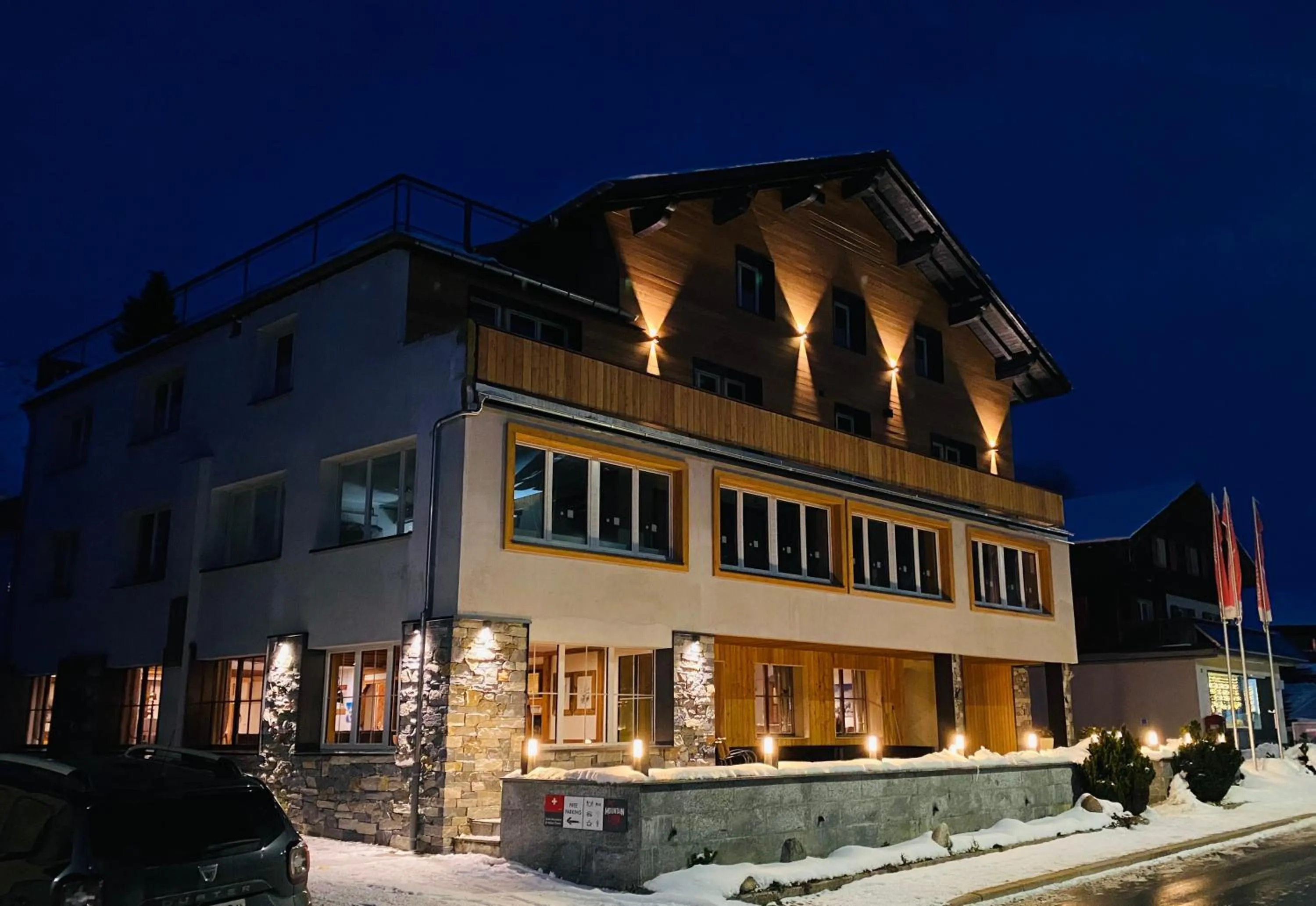 Property building in Mountain Lodge Sedrun