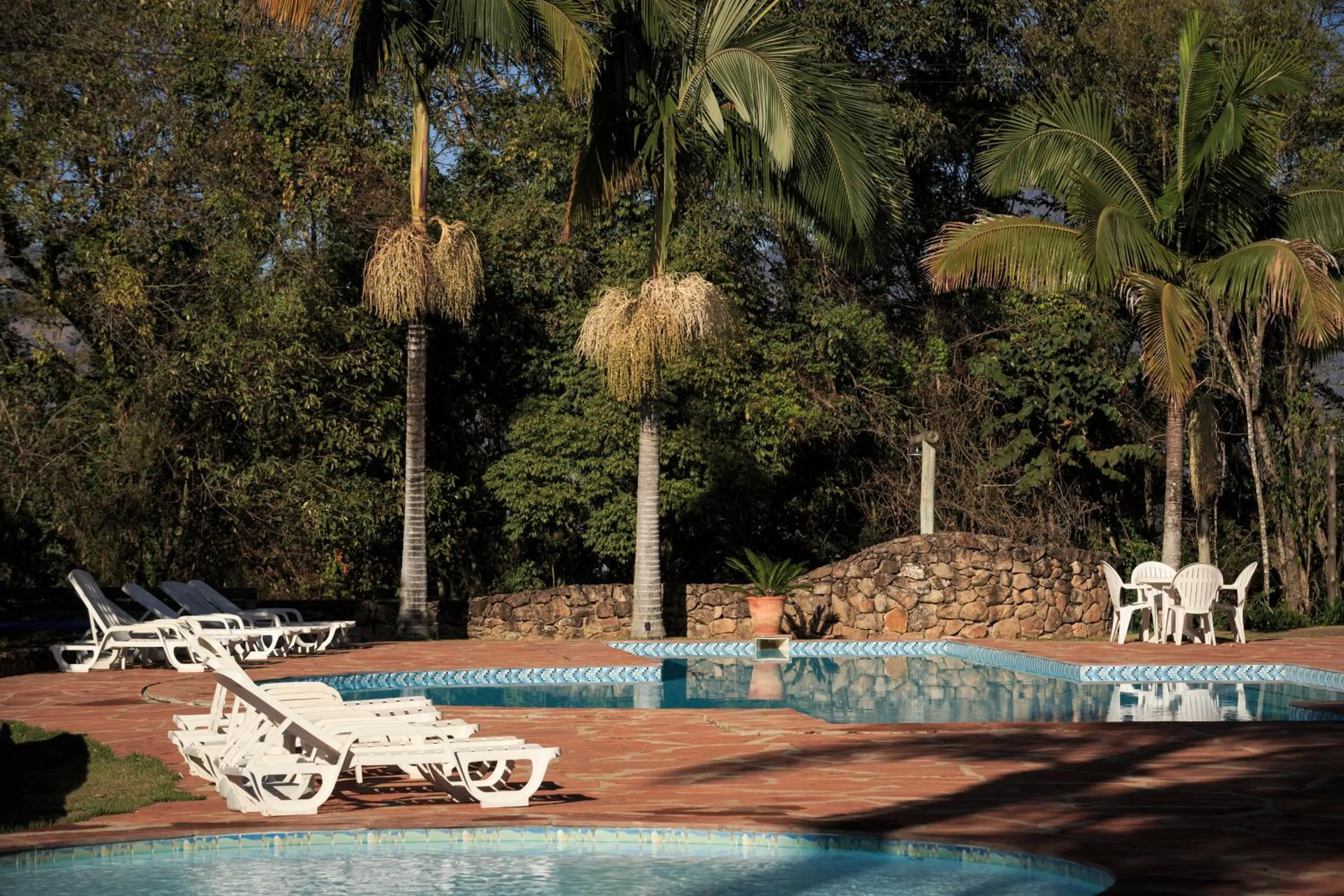 Pool view in Pousada do Quilombo