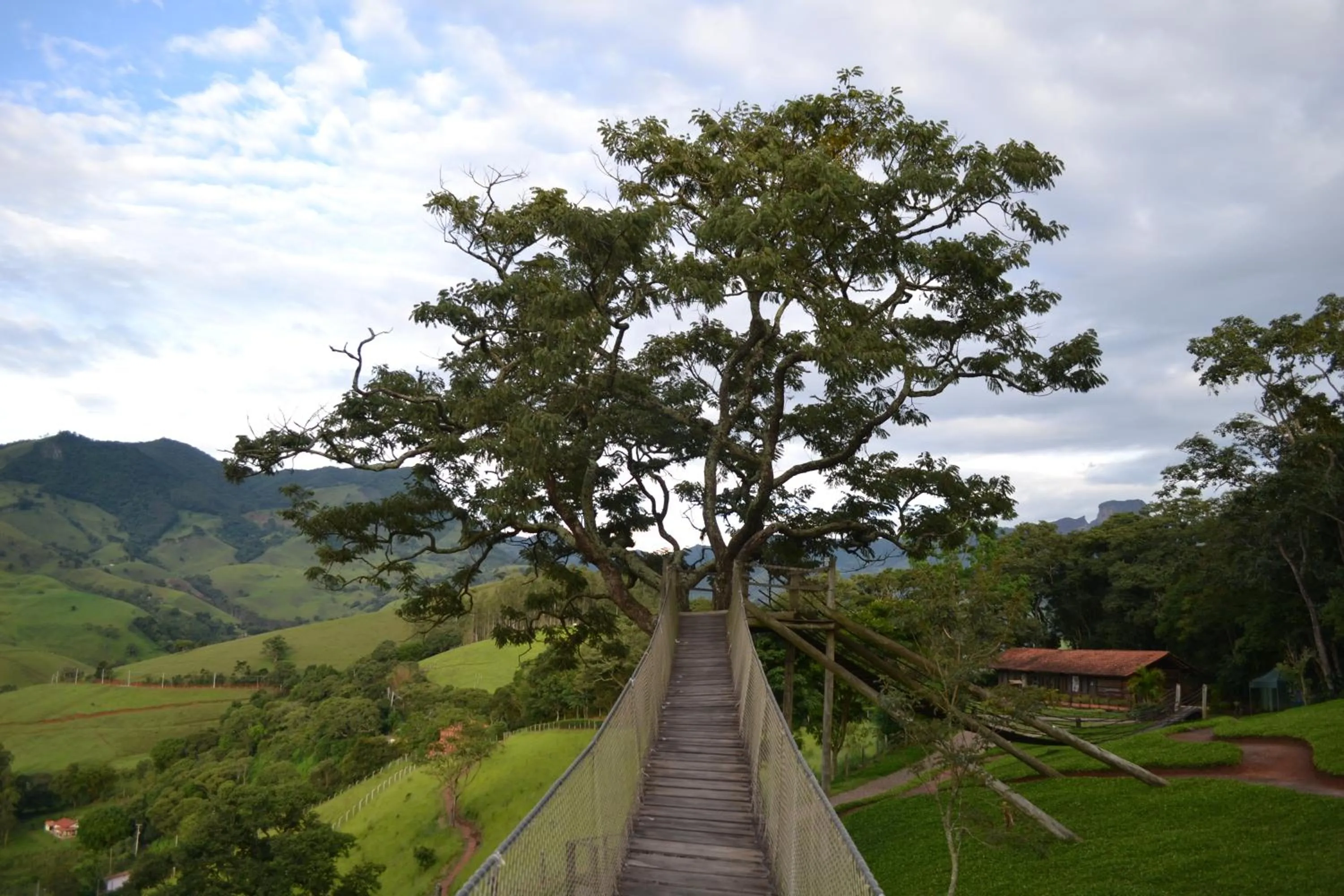 Garden view in Pousada do Quilombo