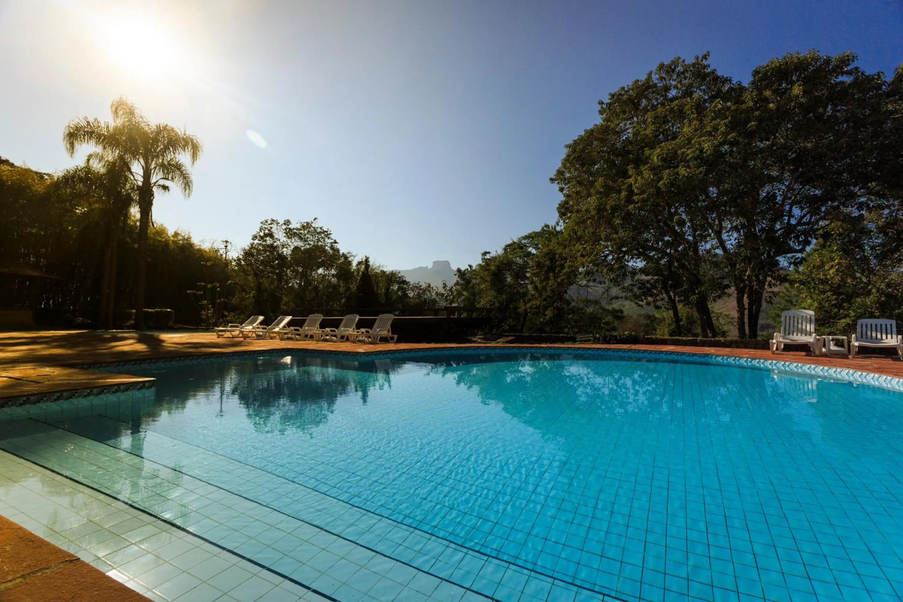 Swimming pool in Pousada do Quilombo