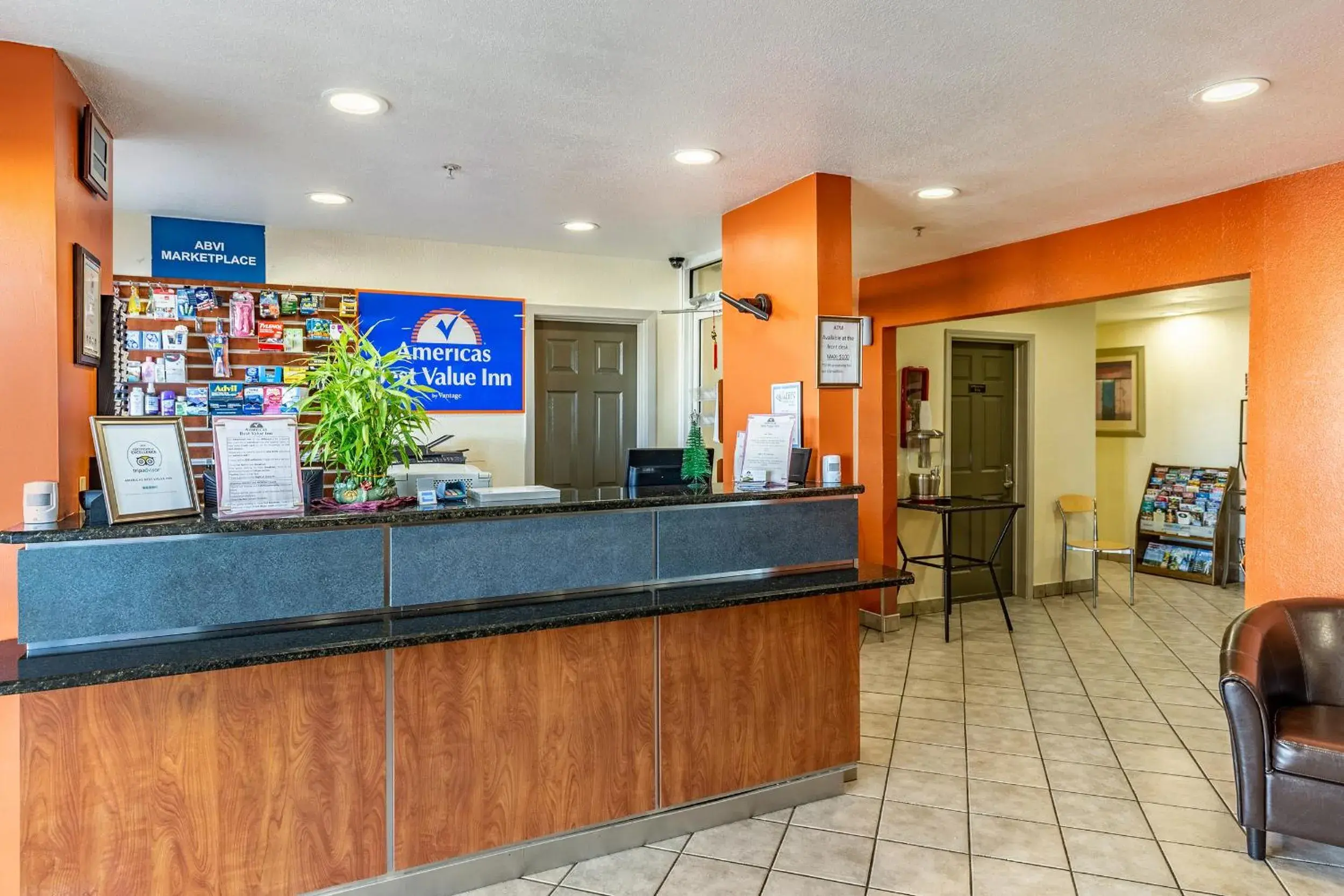 Lobby or reception in Americas Best Value Inn - Temple Lobby or reception in Americas Best Value Inn - Temple