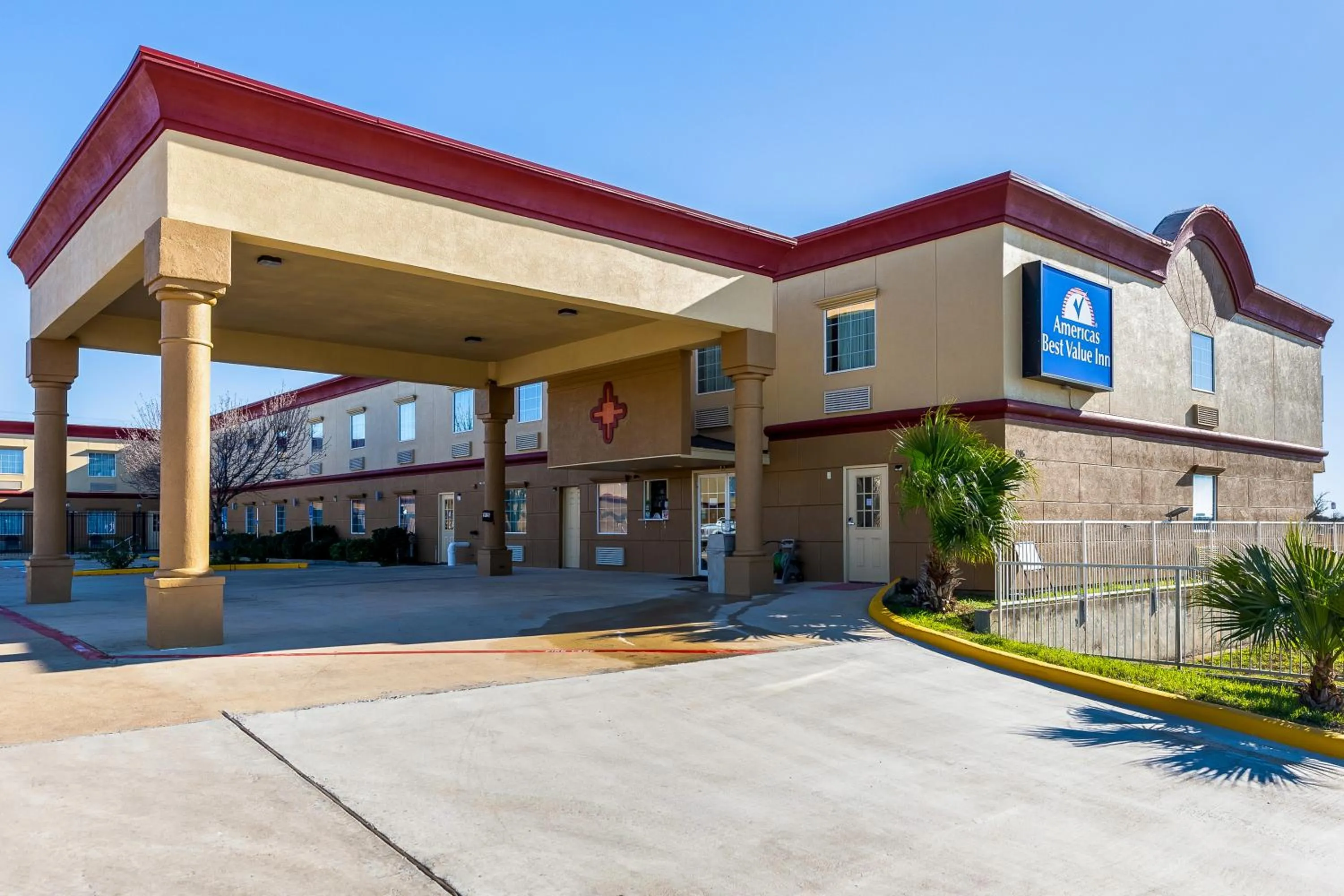 Property building in Americas Best Value Inn - Temple