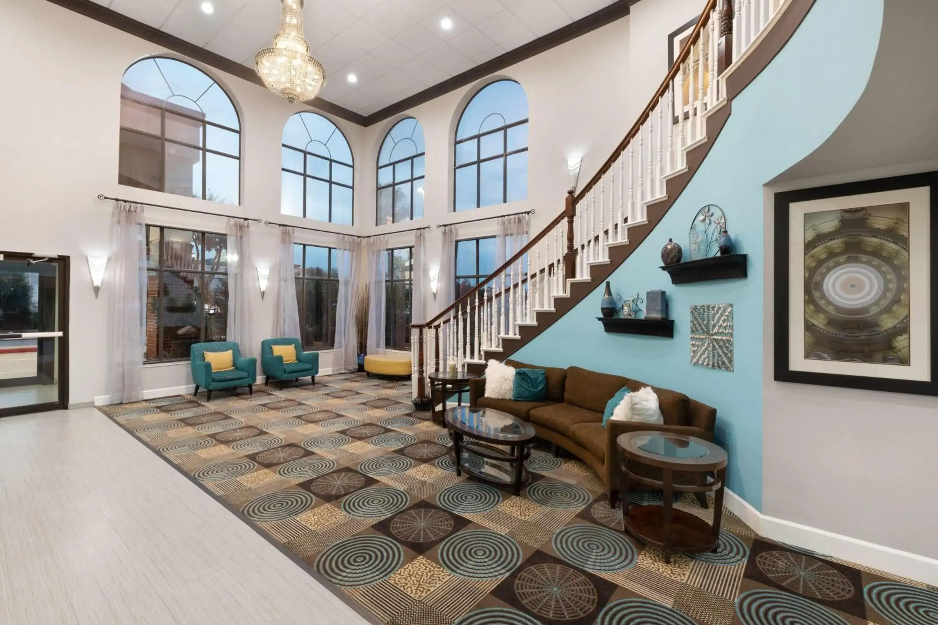 Lobby or reception in Days Inn & Suites by Wyndham Sam Houston Tollway Lobby or reception in Days Inn & Suites by Wyndham Sam Houston Tollway