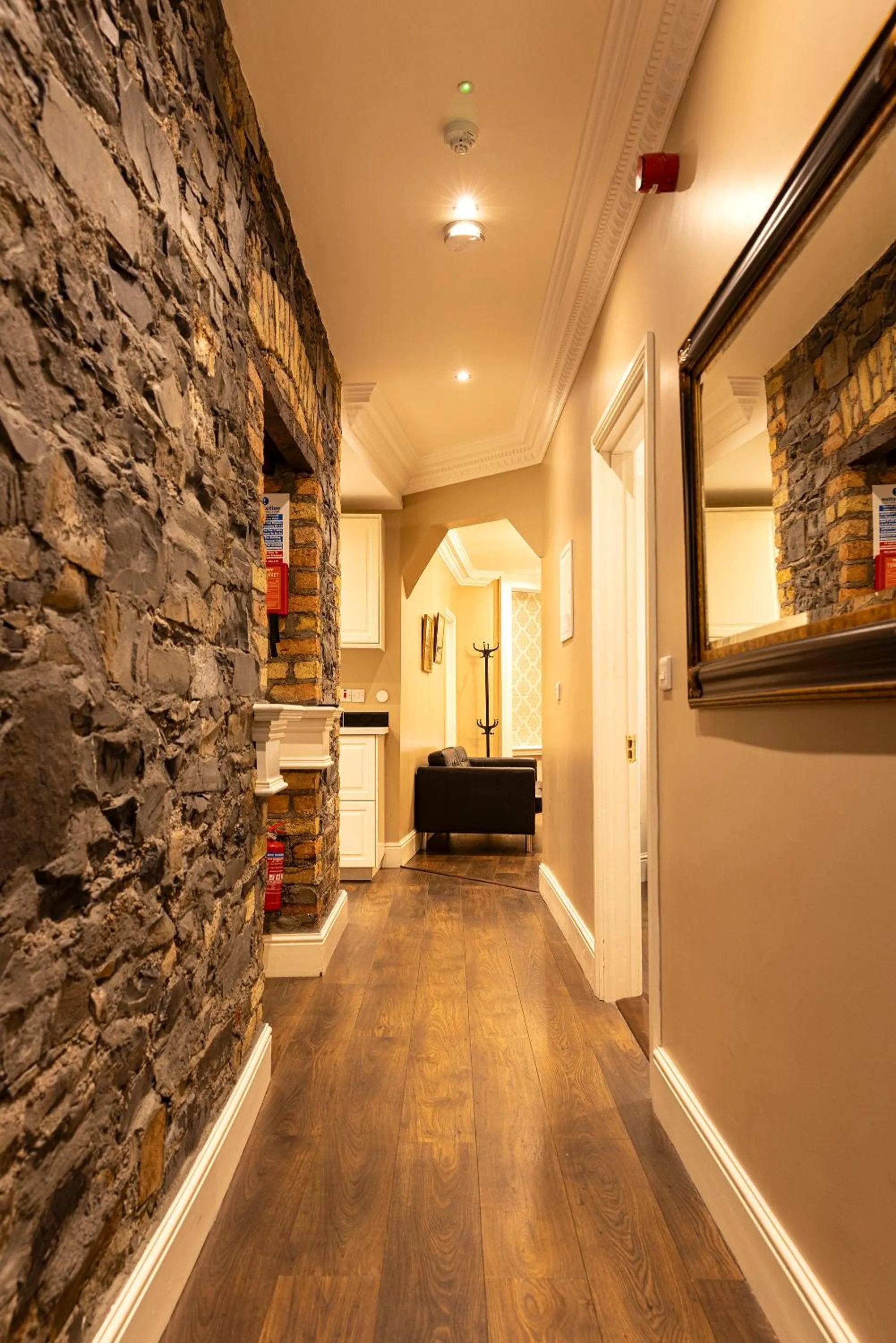 Living room in Molloys Apartments