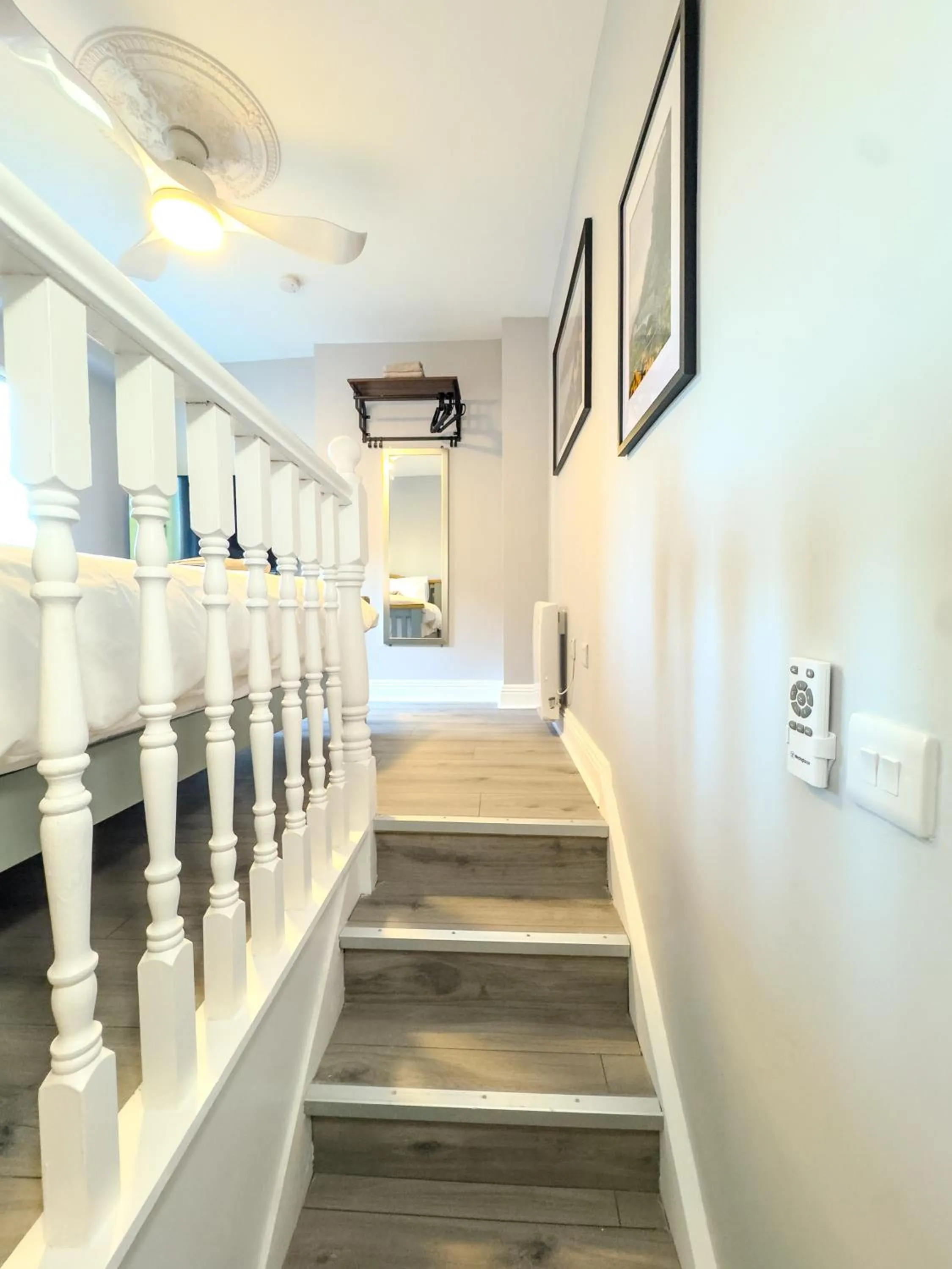 Bedroom in Molloys Apartments