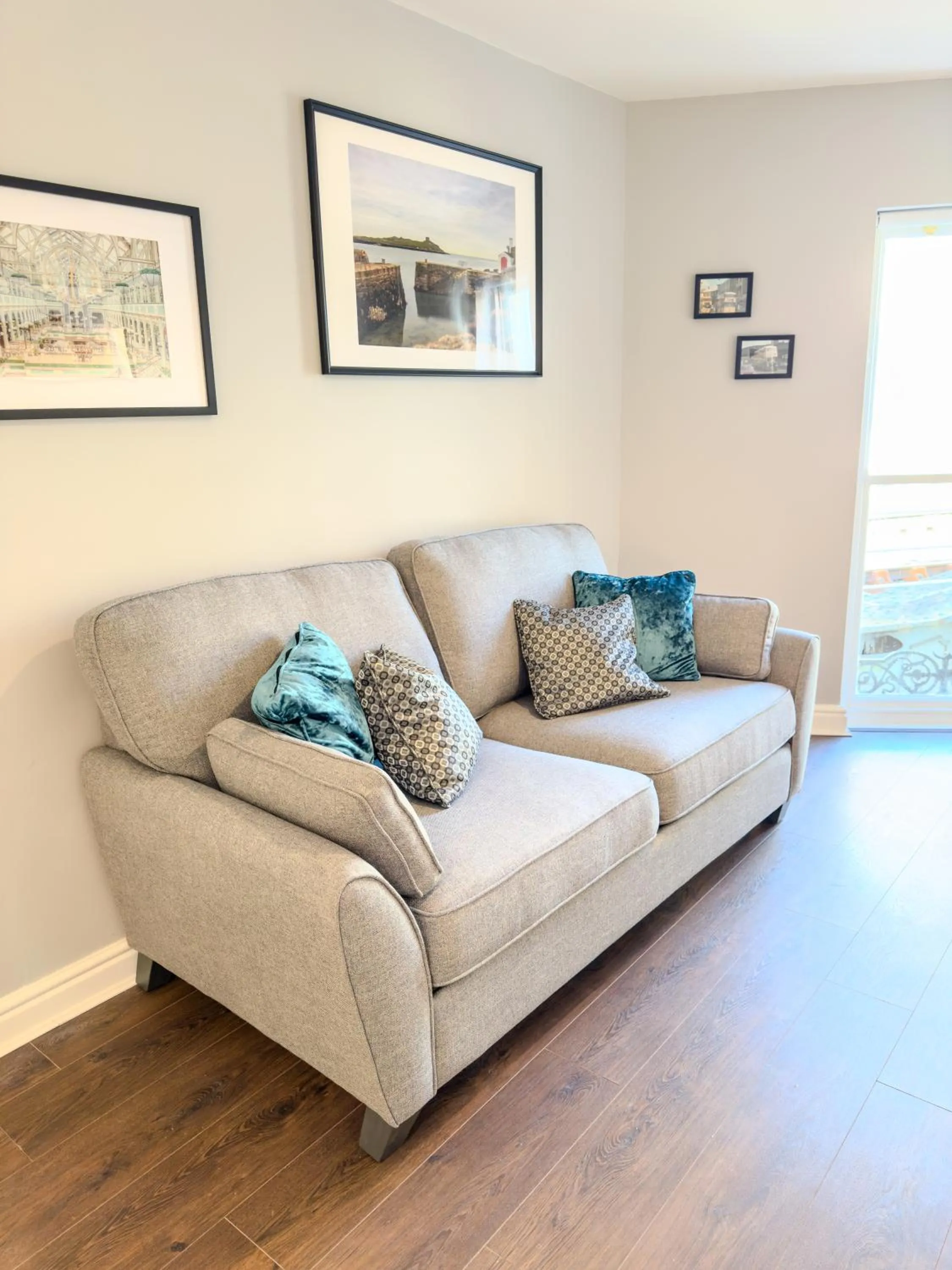 Living room in Molloys Apartments