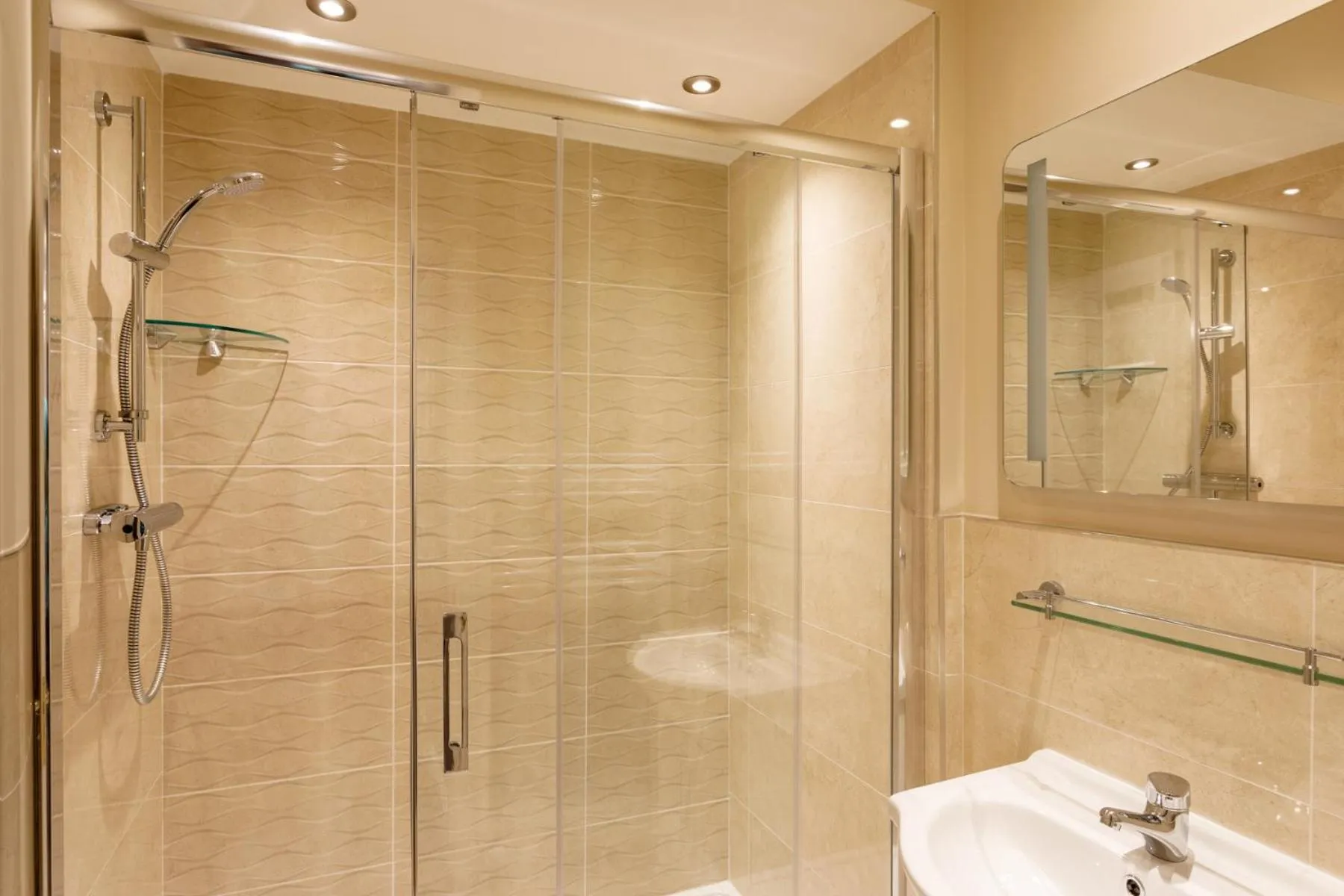 Shower in Molloys Apartments