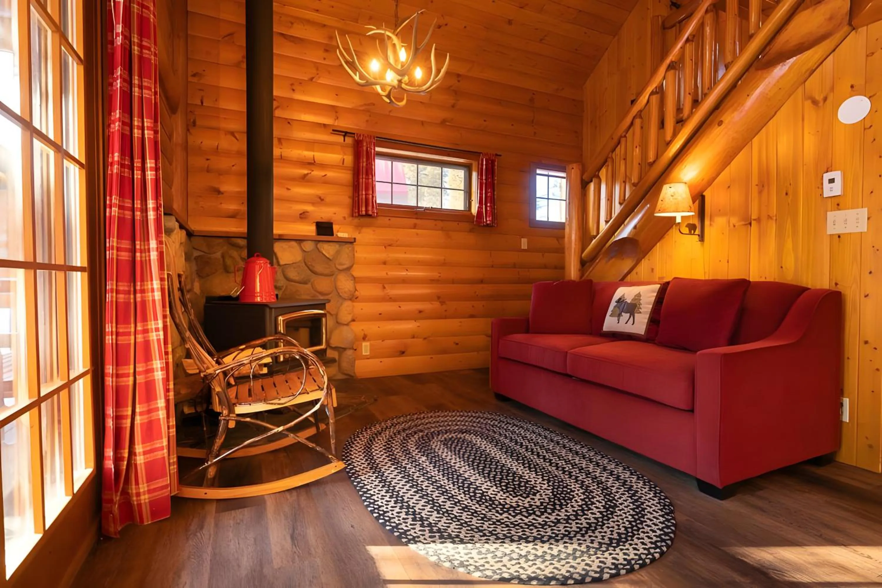 Seating area in Baker Creek By Basecamp