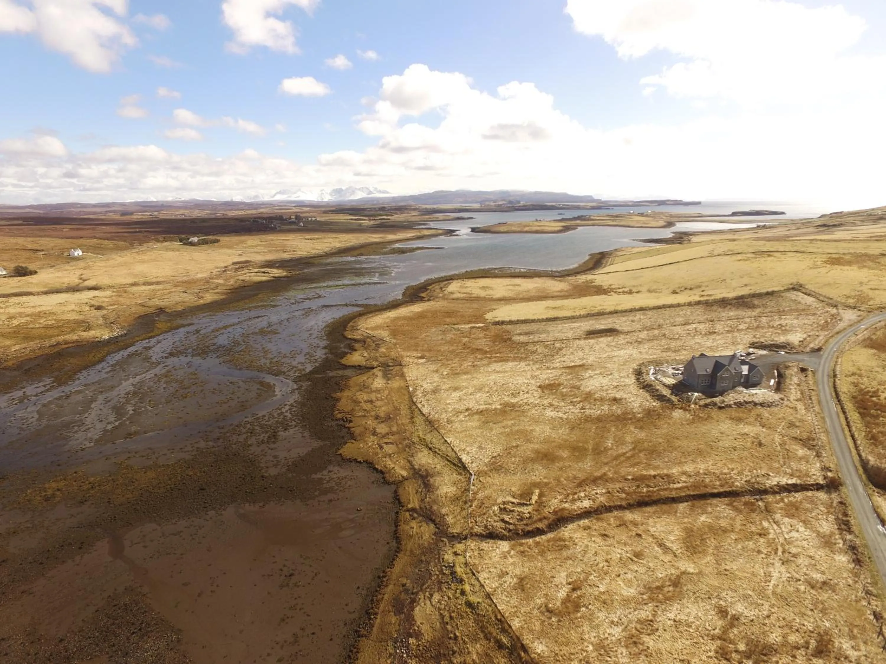 Natural landscape in Hame on Skye