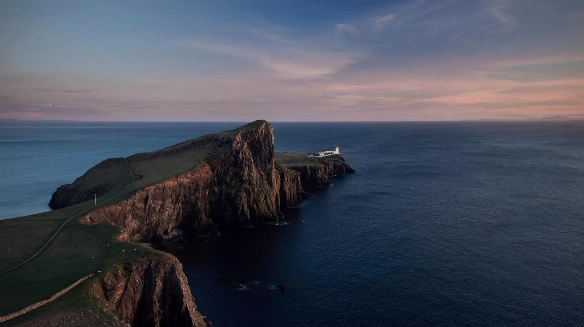 Natural landscape in Hame on Skye