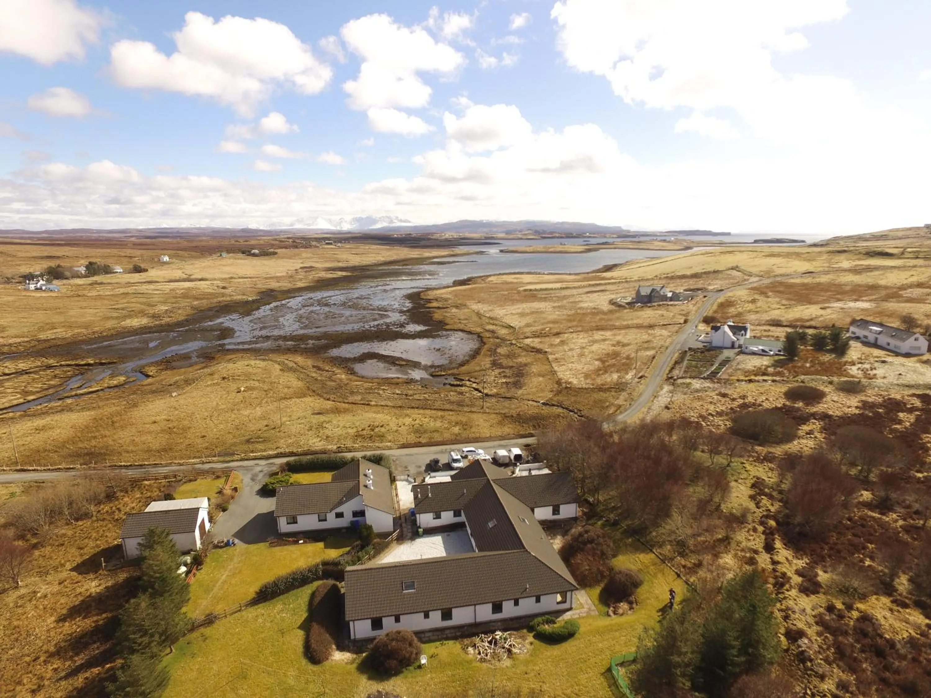 Bird's eye view in Hame on Skye