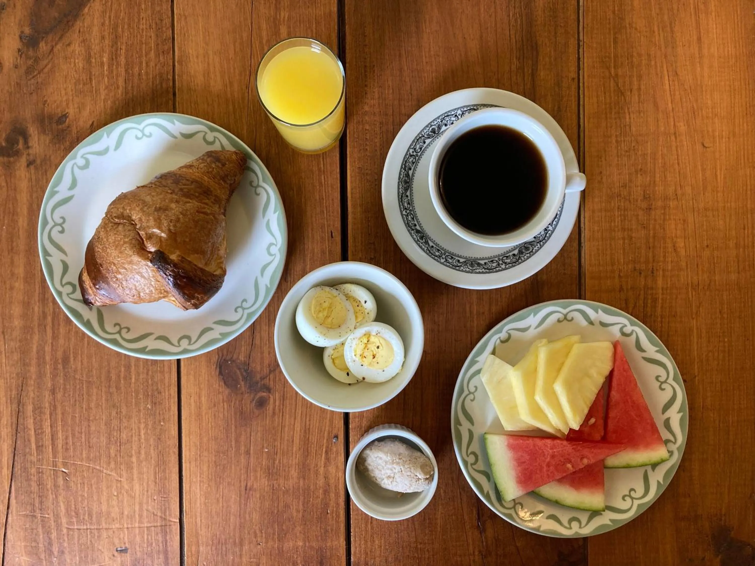 Breakfast in Auberge Les Sources