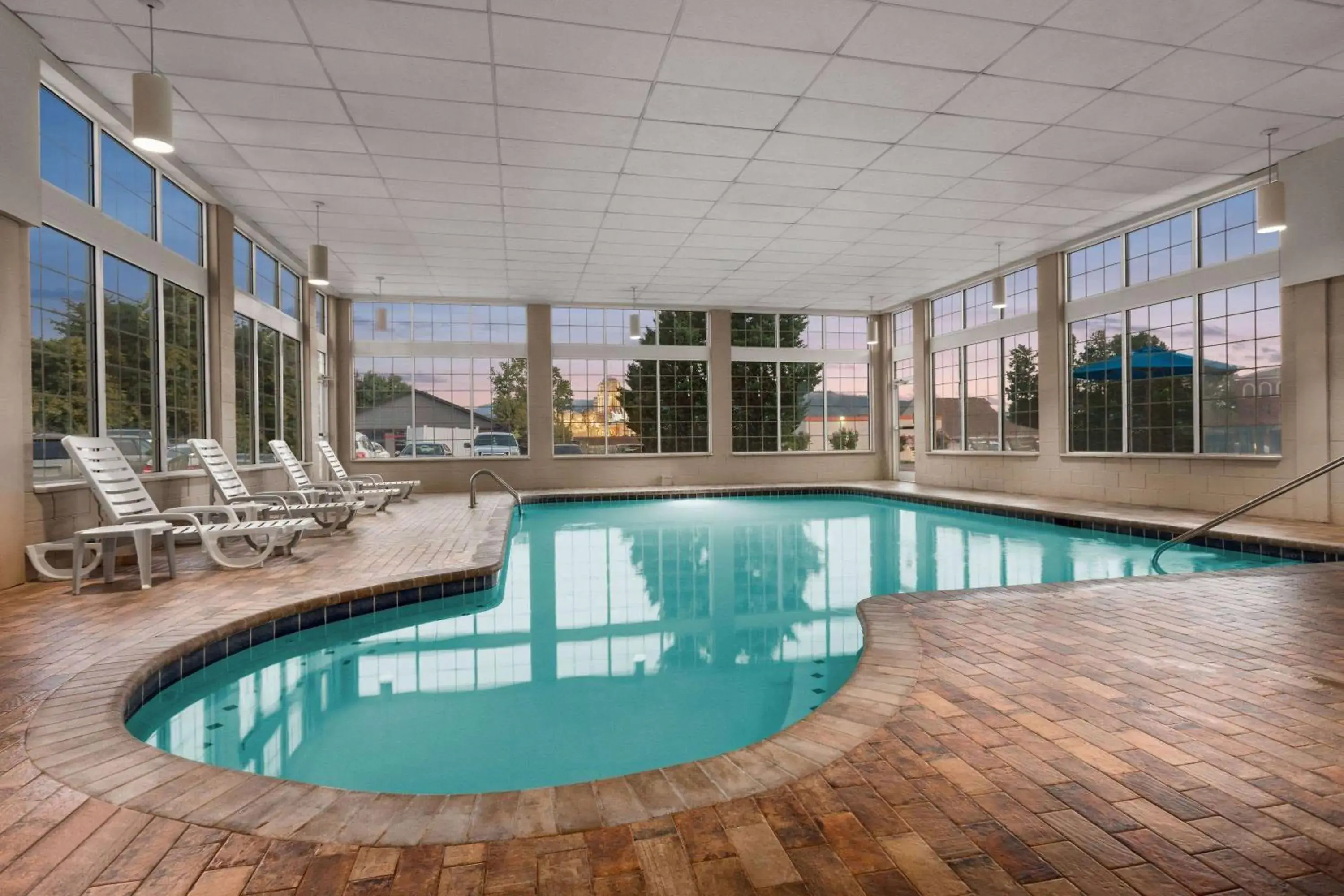 Pool view in Ramada by Wyndham Pigeon Forge North Pool view in Ramada by Wyndham Pigeon Forge North