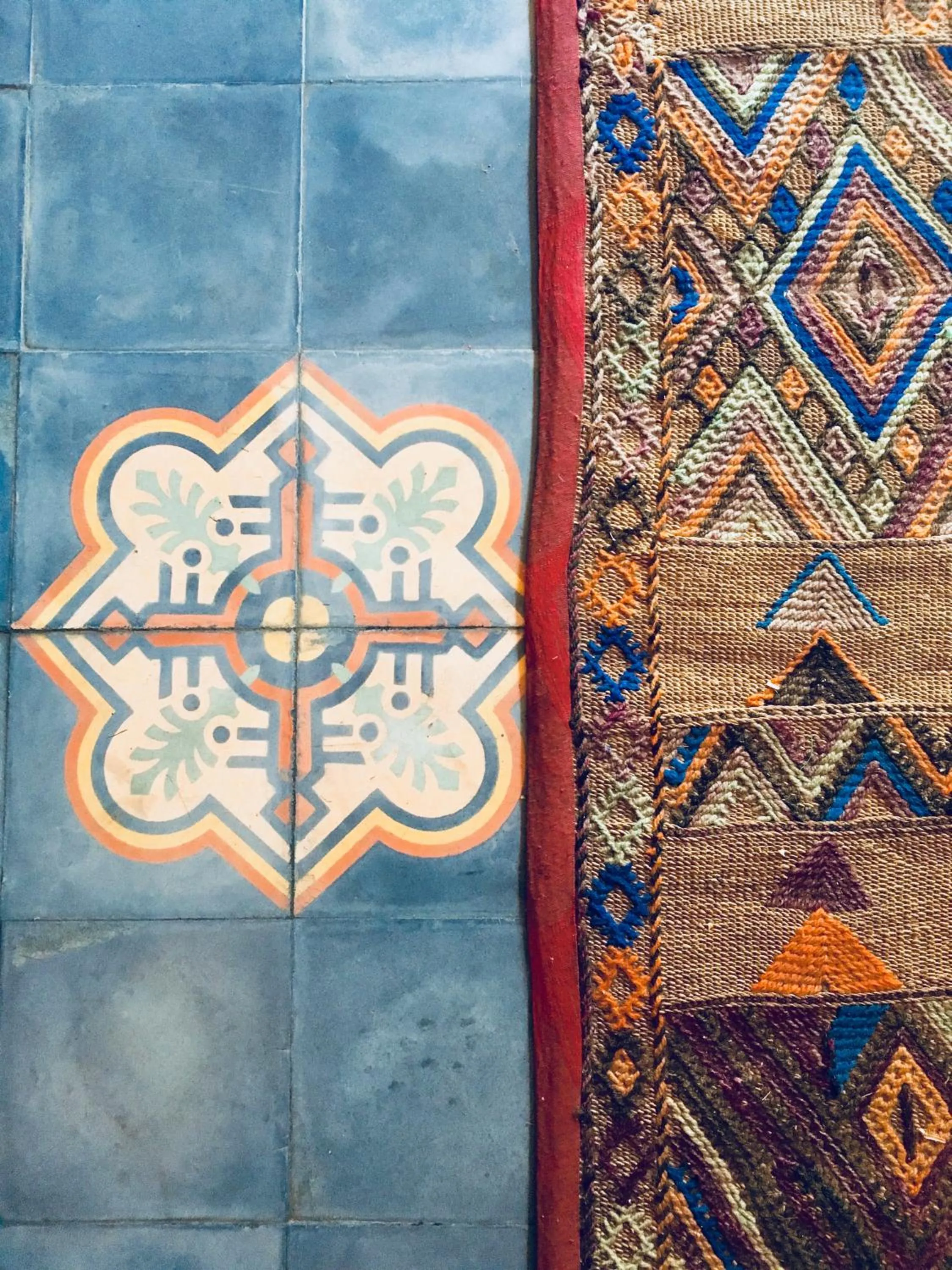 Decorative detail in La Villa Mandarine