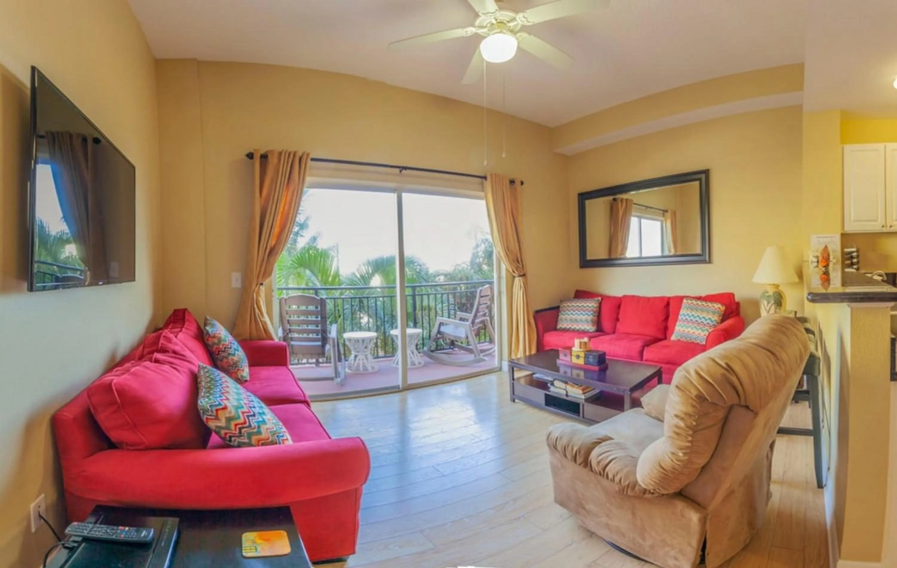 Living room in Madeira Bay Resort II by Travel Resort Services