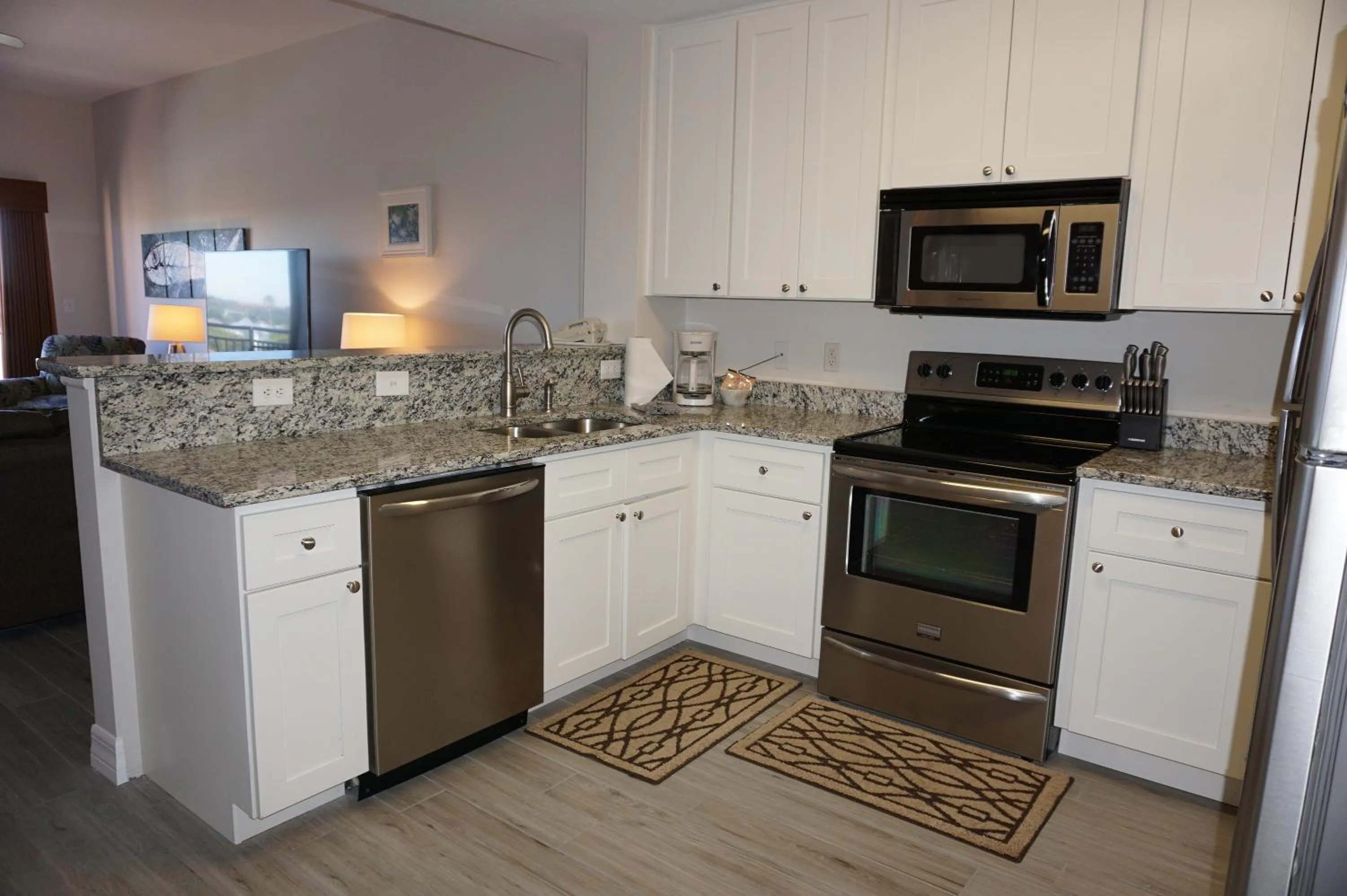 Kitchen or kitchenette in Madeira Bay Resort II by Travel Resort Services