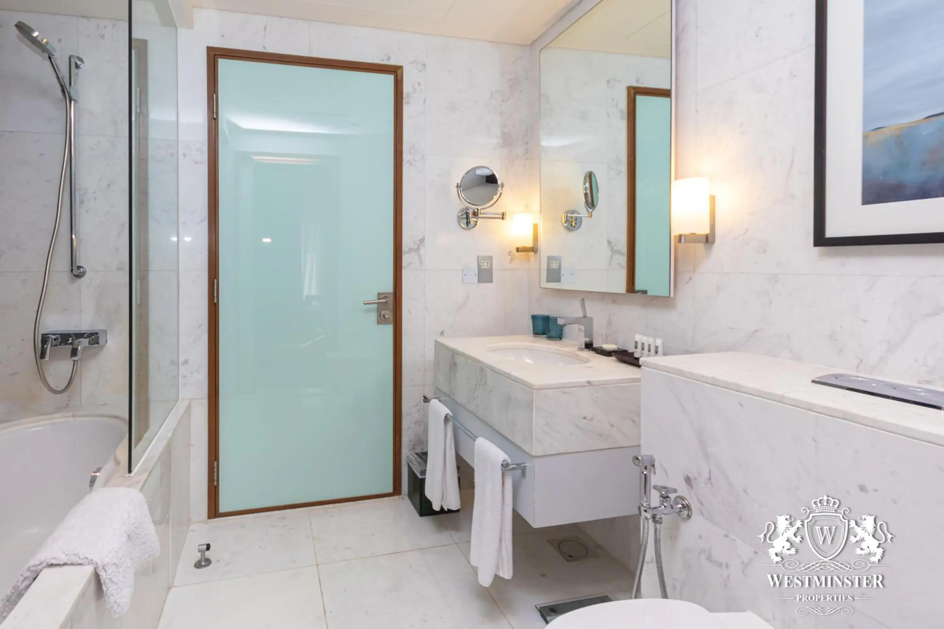 Bathroom in Westminster Dubai Mall Bathroom in Westminster Dubai Mall