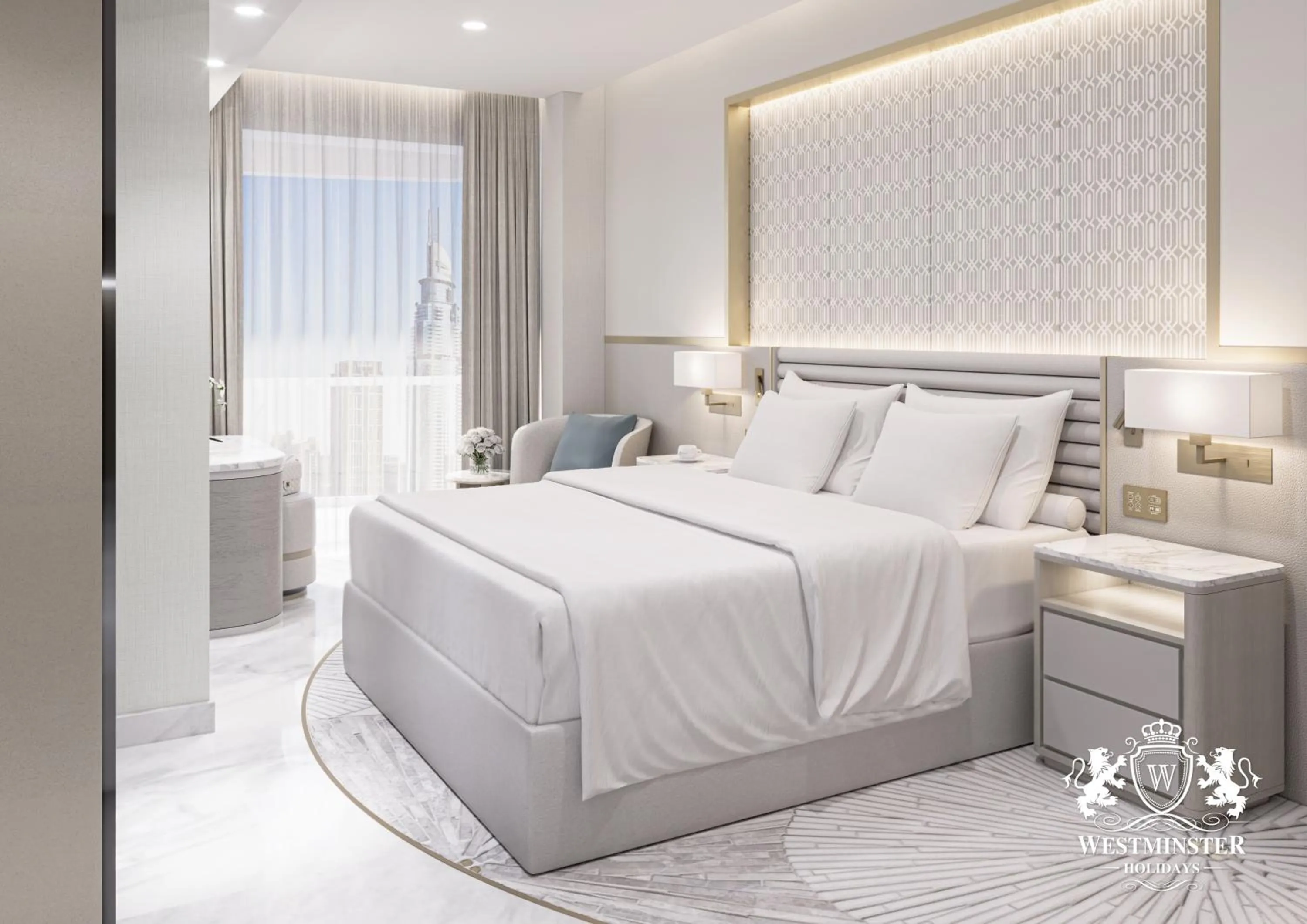 Bed in Westminster Dubai Mall