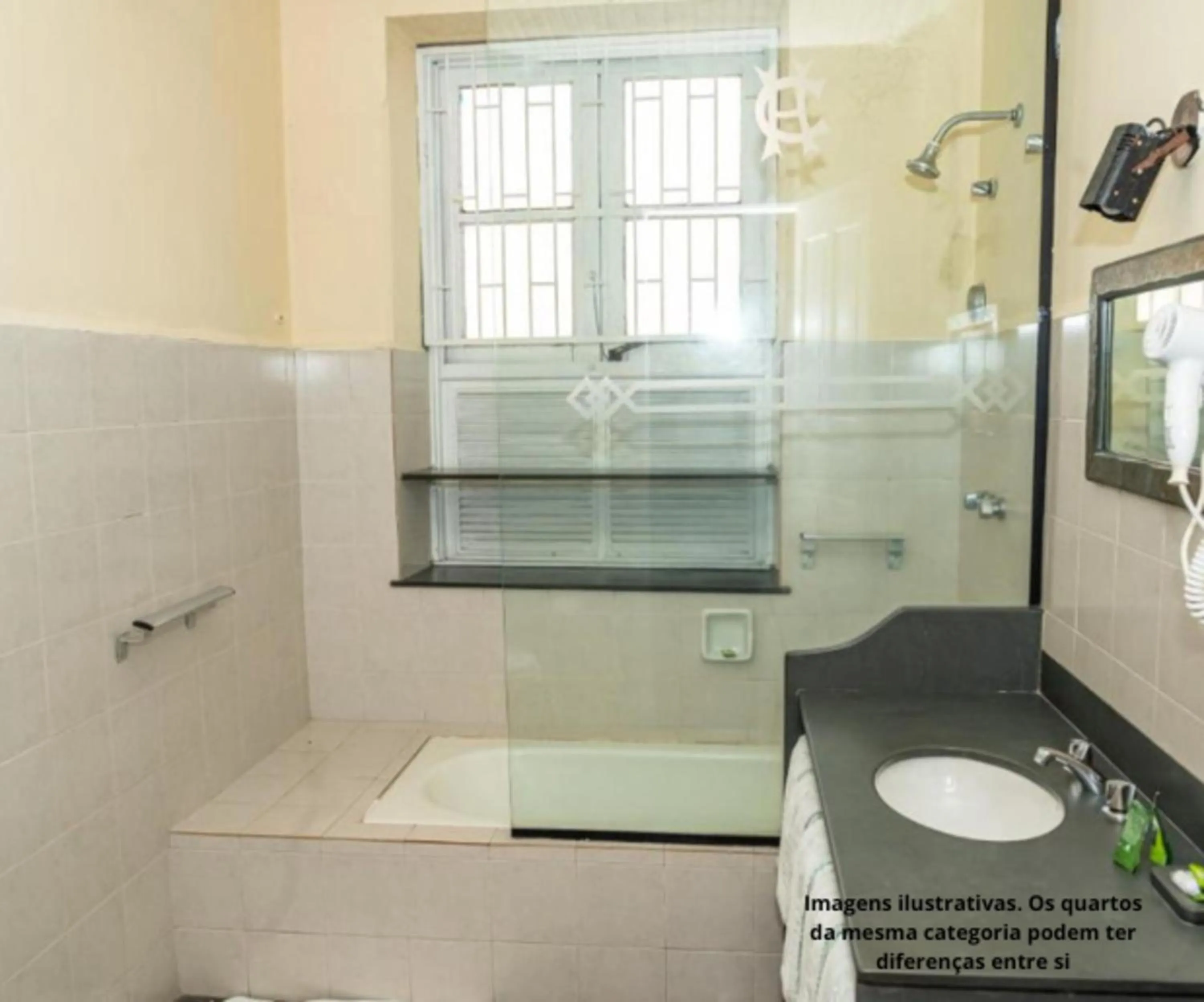 Bathroom in VOA Hotel Caxambu