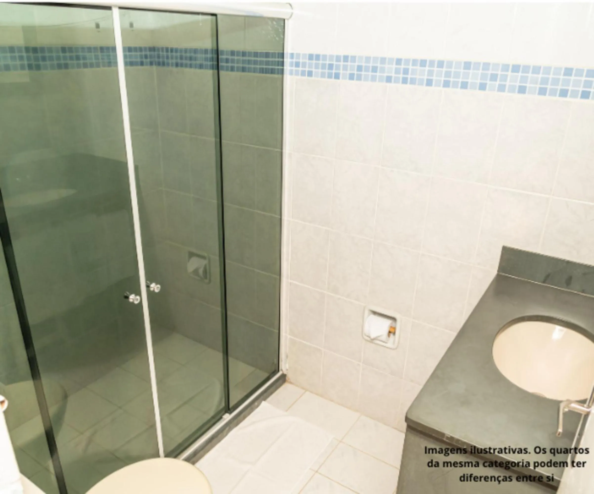 Bathroom in VOA Hotel Caxambu