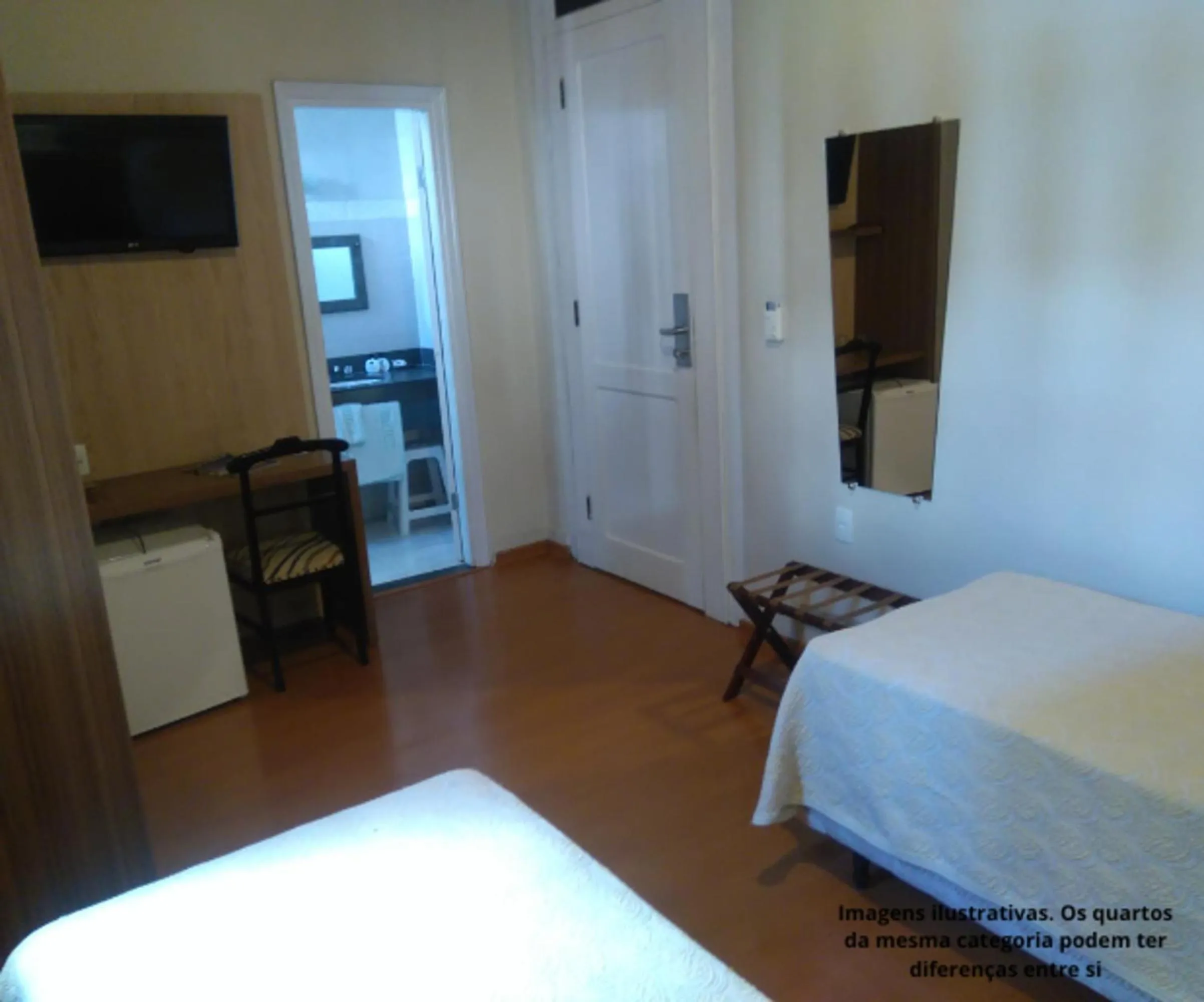 Bed in VOA Hotel Caxambu