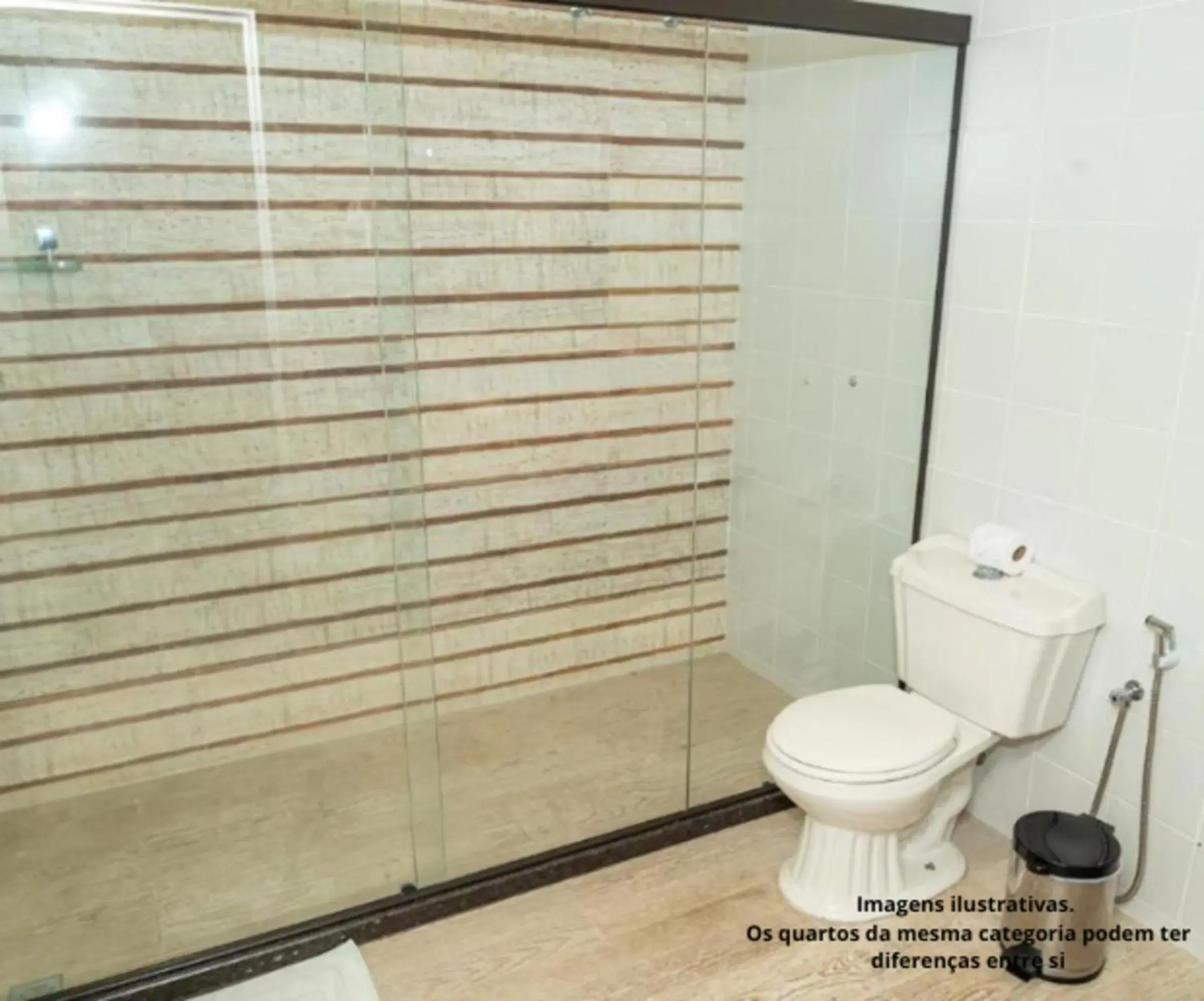 Bathroom in VOA Hotel Caxambu Bathroom in VOA Hotel Caxambu