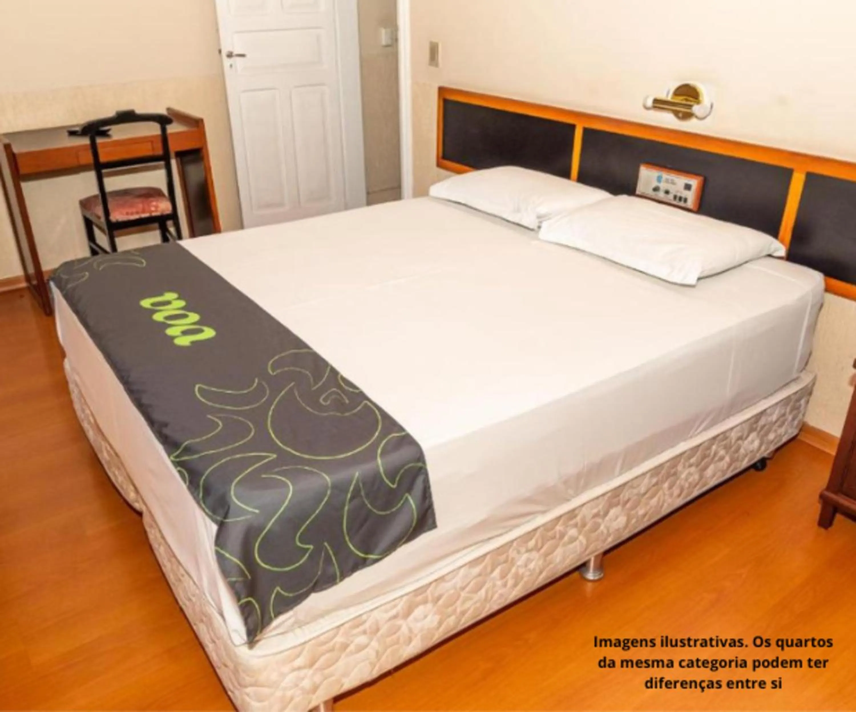 Bed in VOA Hotel Caxambu