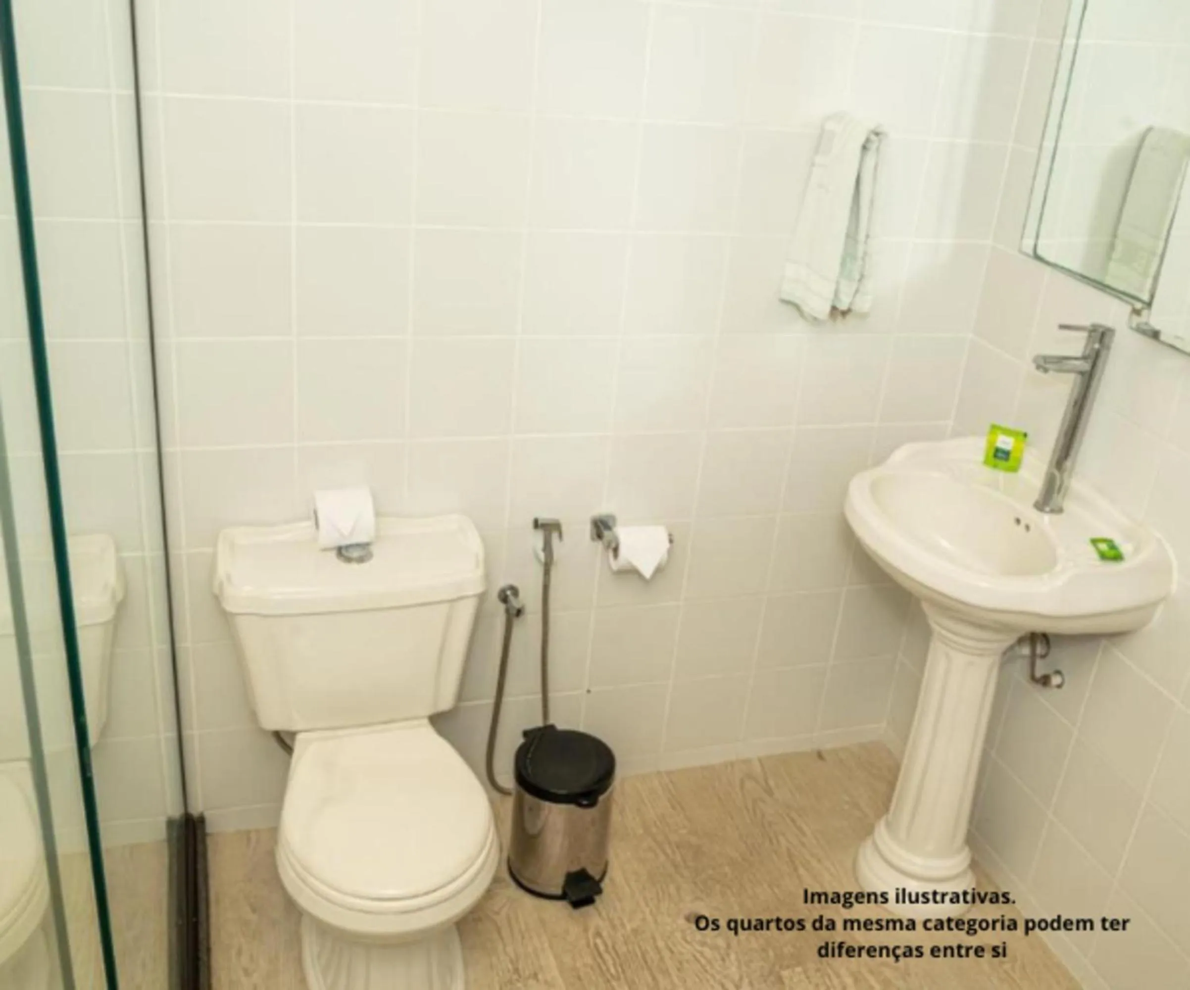 Bathroom in VOA Hotel Caxambu