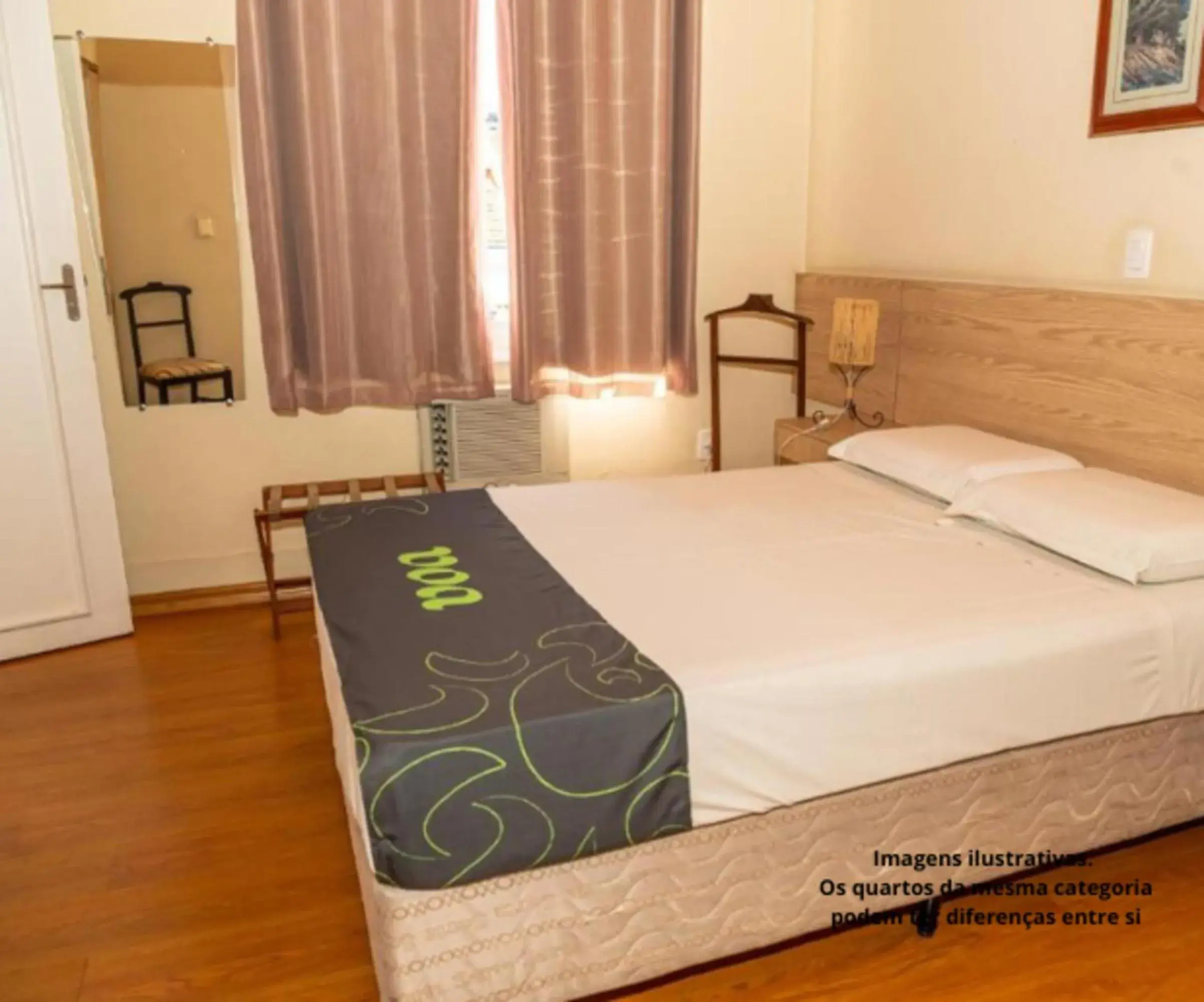 Bed in VOA Hotel Caxambu Bed in VOA Hotel Caxambu