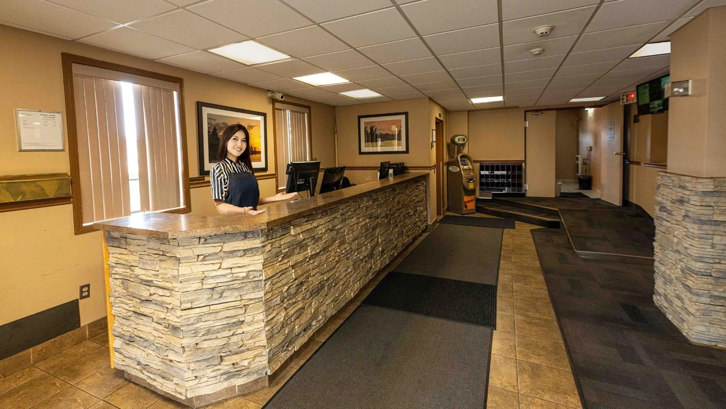 Lobby or reception in BA Hotel