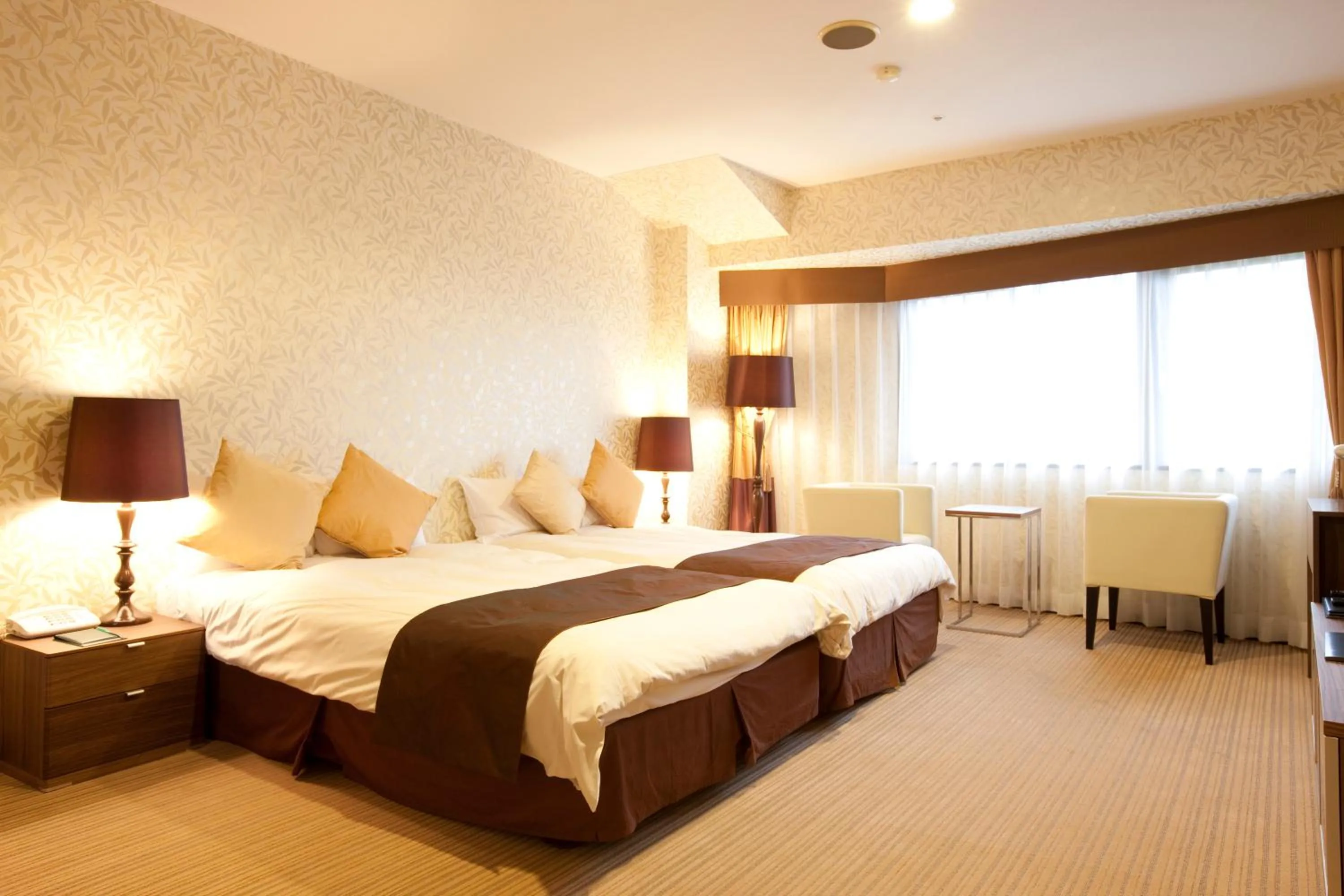 Photo of the whole room, Bed in Hotel Green Plaza Hakone