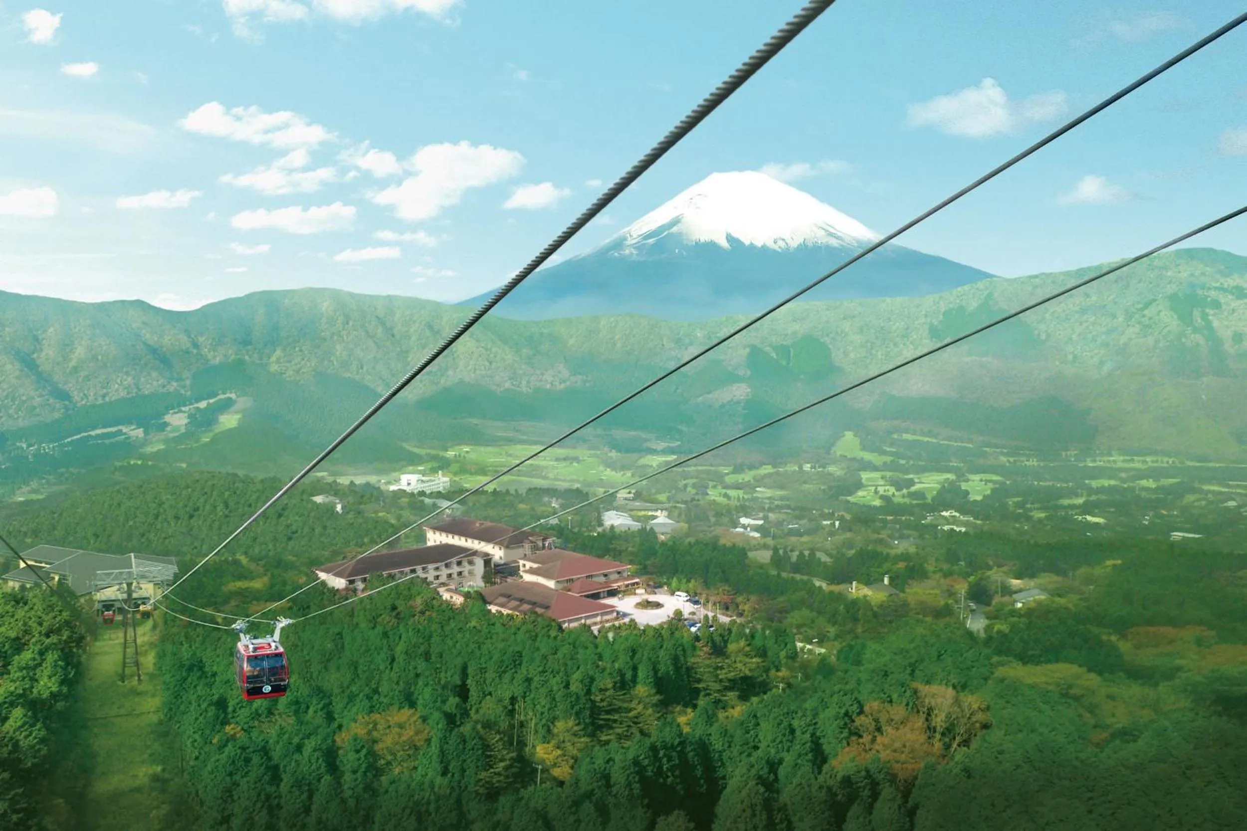Bird's eye view in Hotel Green Plaza Hakone