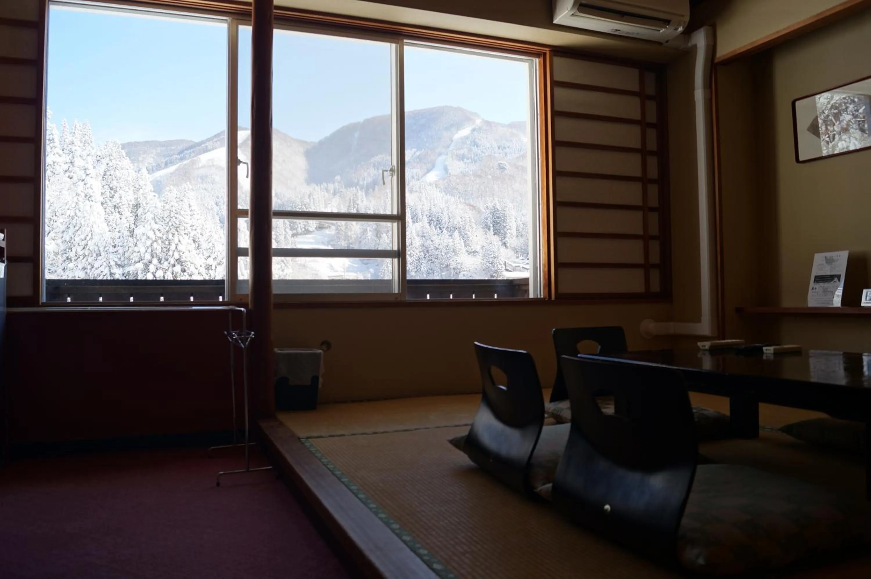 Mountain view in Nozawa Grand Hotel
