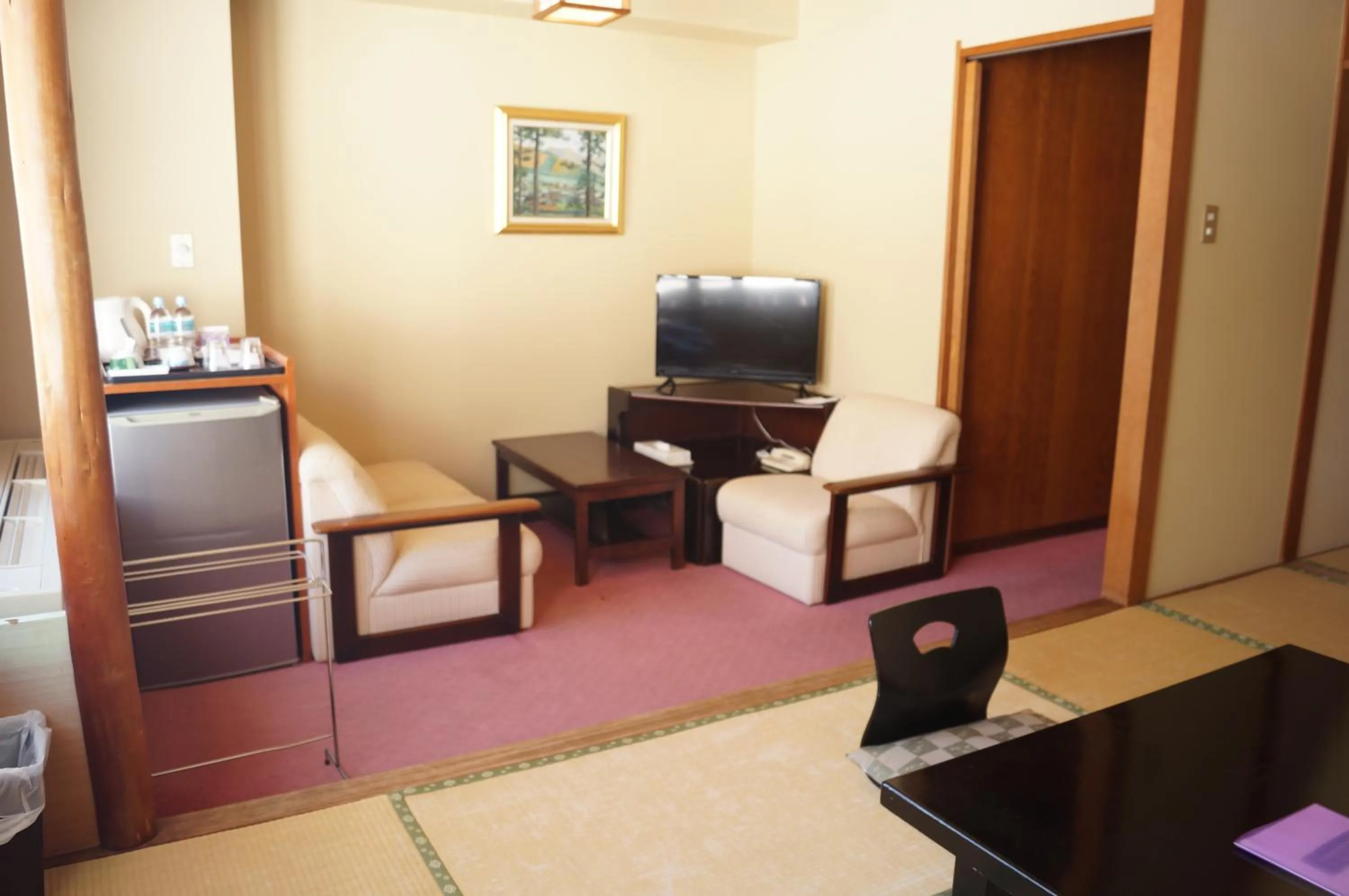 Seating area in Nozawa Grand Hotel