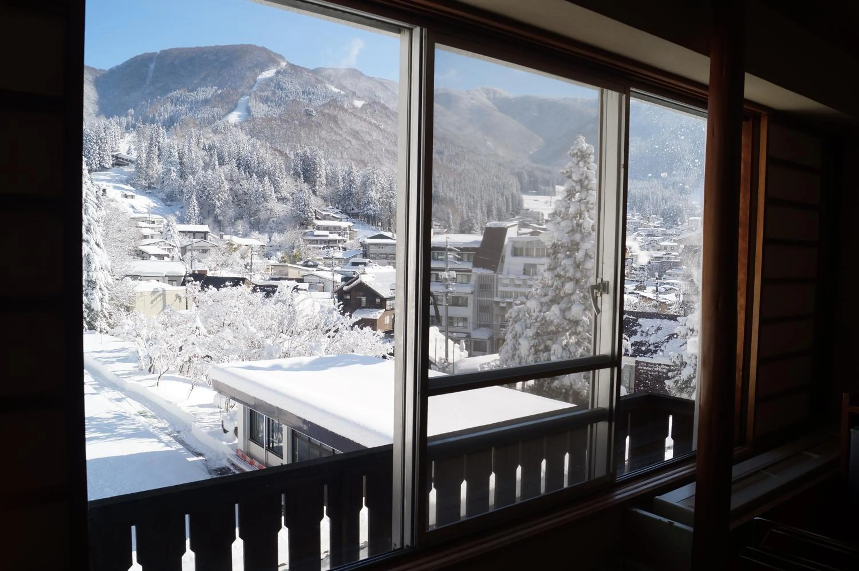 View (from property/room) in Nozawa Grand Hotel