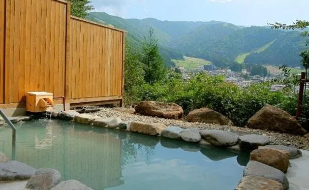 Hot Spring Bath in Nozawa Grand Hotel