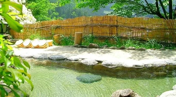 Hot Spring Bath in Nozawa Grand Hotel