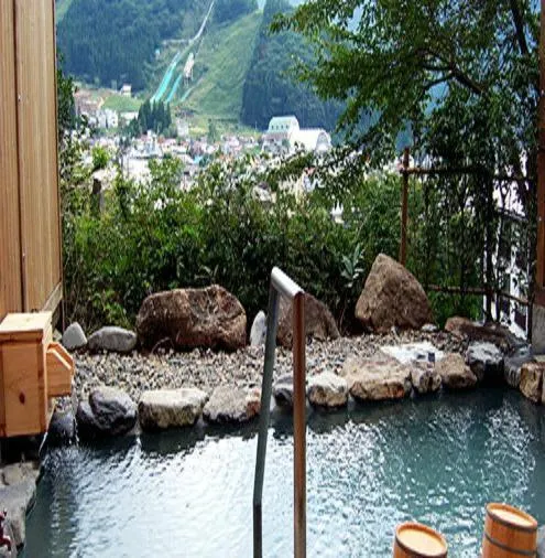 Hot Spring Bath in Nozawa Grand Hotel