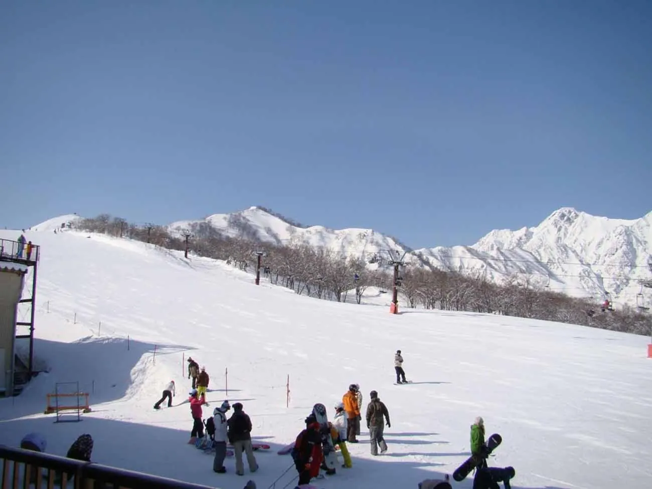 Skiing in Hakuba Park Hotel