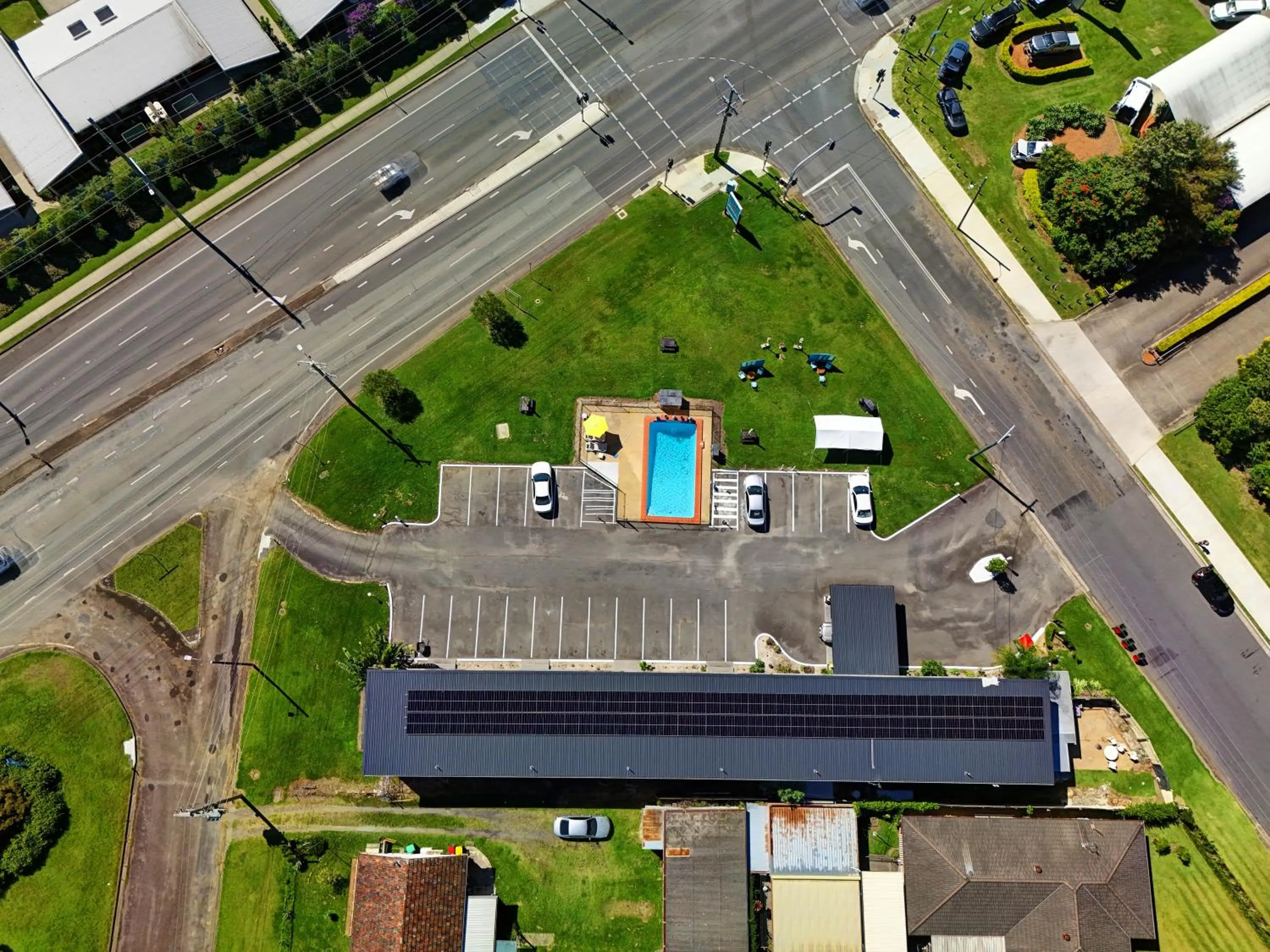Property building in Country Plaza Motel Taree